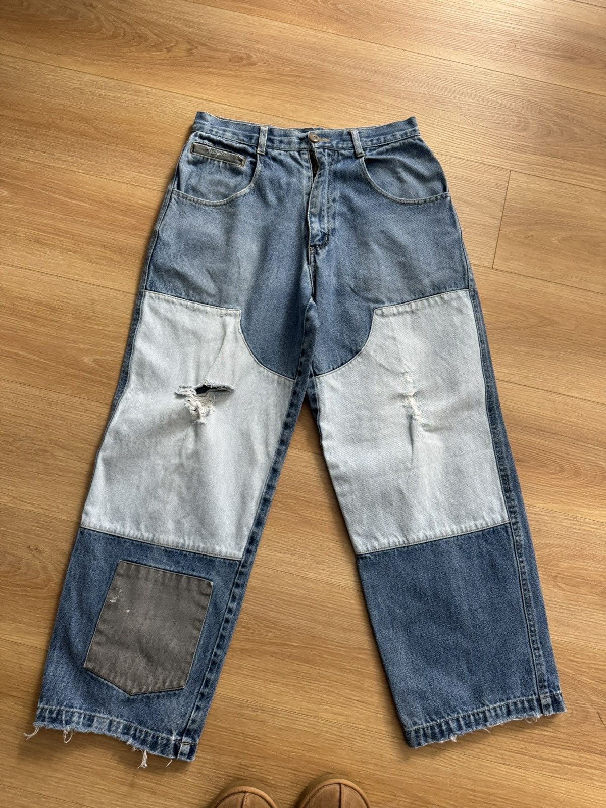Ecko Unltd. Vintage Ecko Unltd Jeans JNCO style Embroidered Logo Size US 28 / EU 44 - 3 Thumbnail