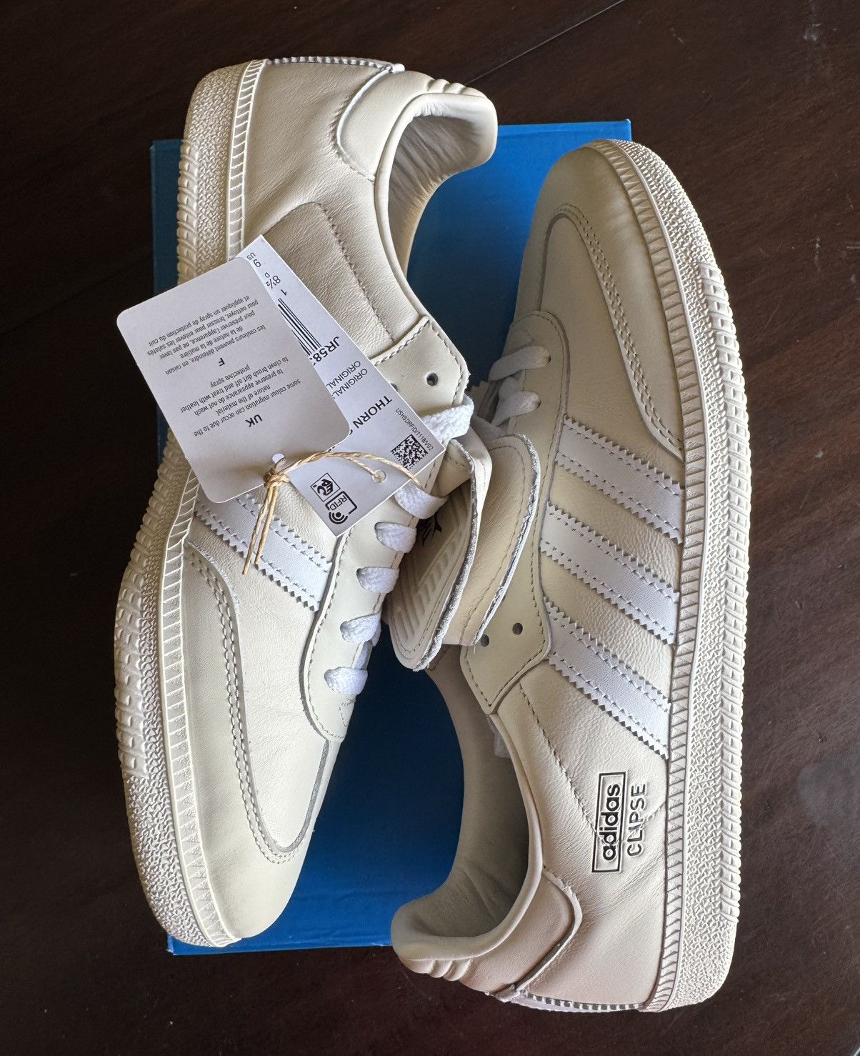 Adidas Clipse x Adidas Samba Thorn LT Cream White Size US 11.5 / EU 44-45 - 4 Thumbnail