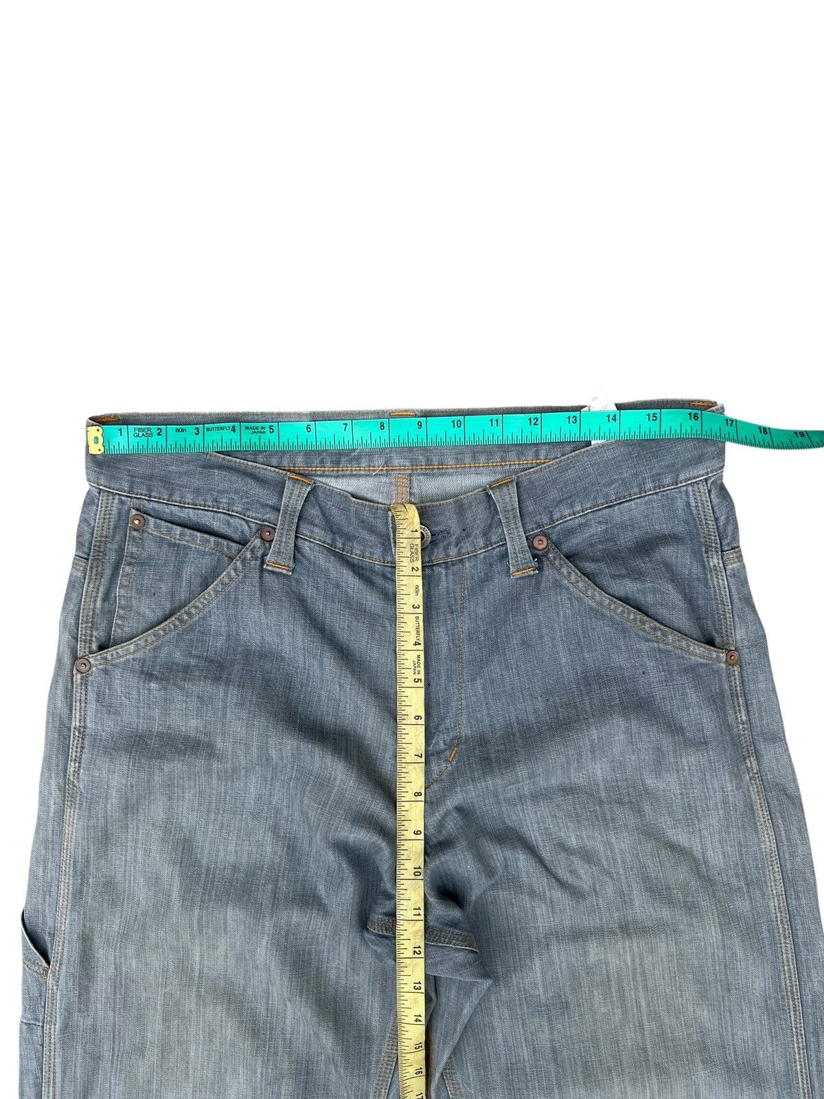 Stevenson Overall Co. Stevenson Overall Japan Distress Mud Denim Workwear Jeans Size US 32 / EU 48 - 2 Thumbnail