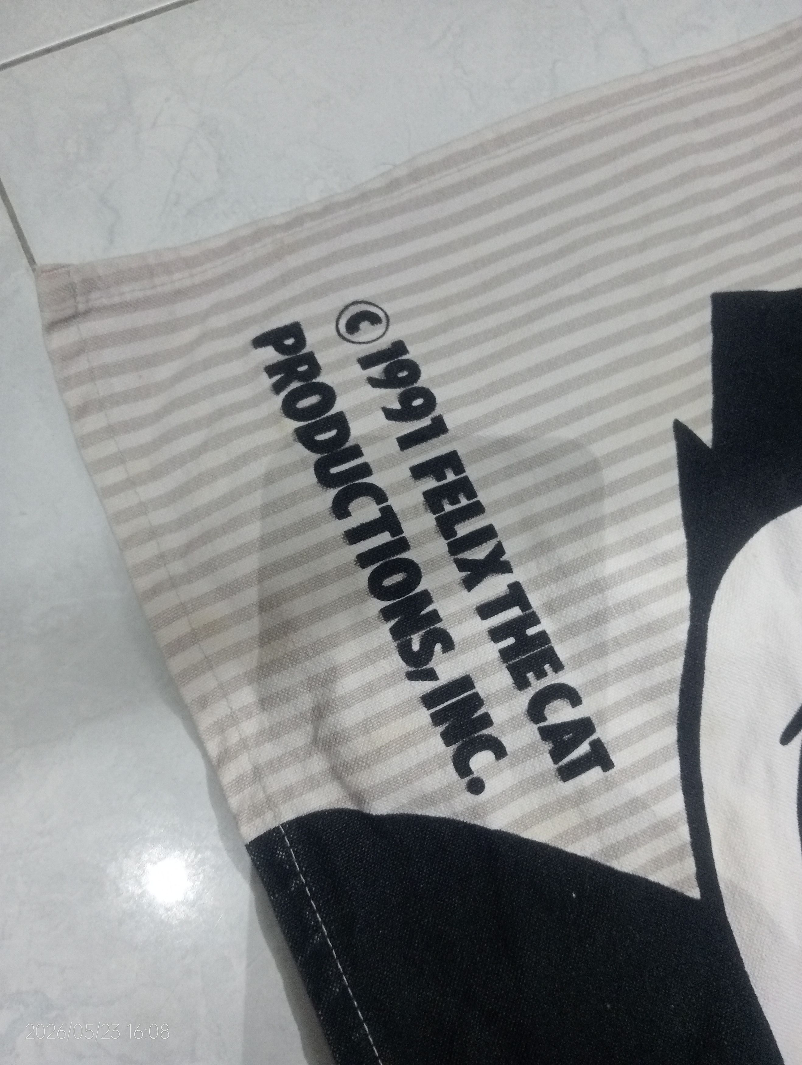 Japanese Brand Vintage 1991 Felix The Cat Apron Very Rare Size ONE SIZE - 2 Thumbnail