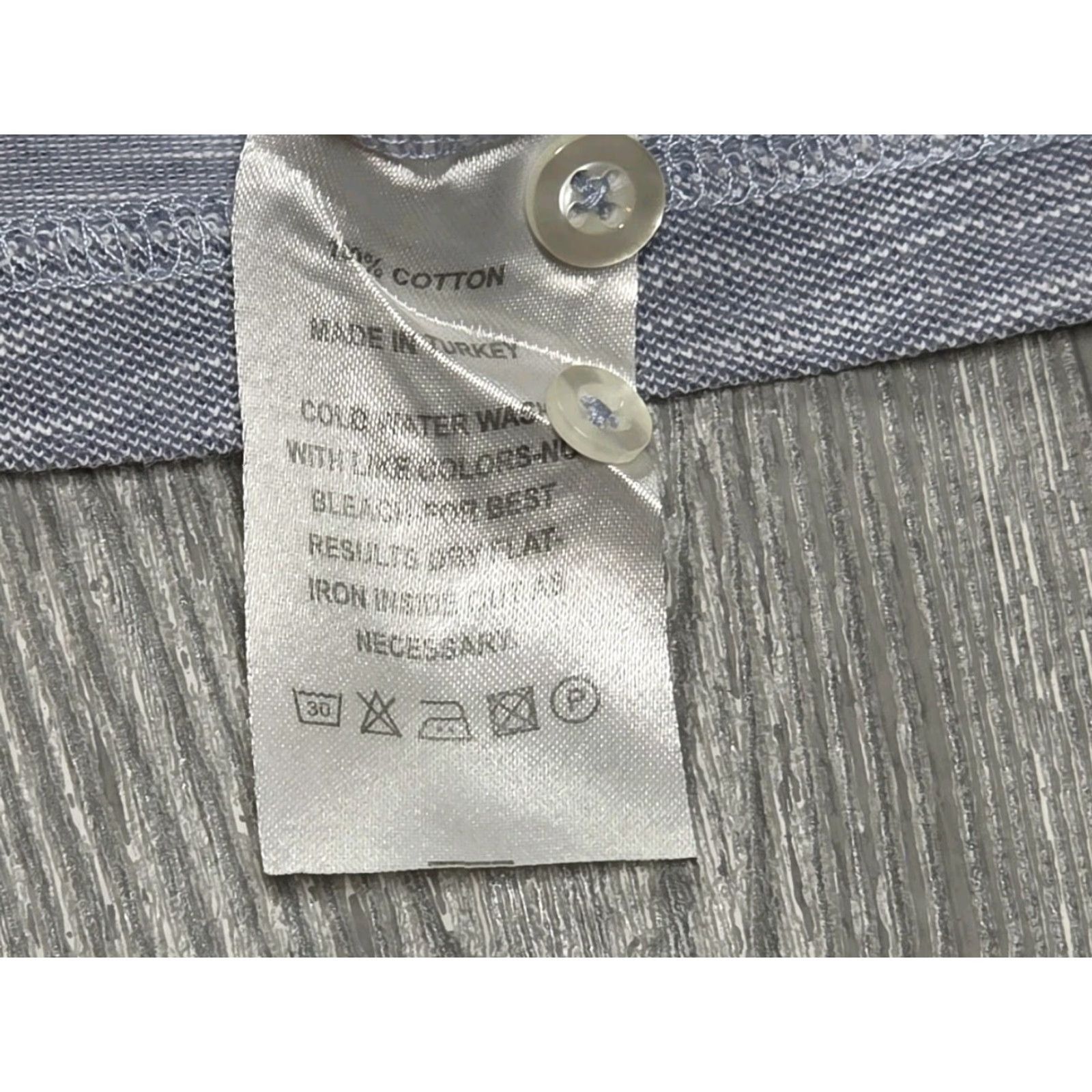 Vintage Ledbury Polo Shirt Men's Light Blue Heathered Short Sleeve Pique Size S Size US S / EU 44-46 / 1 - 7 Thumbnail