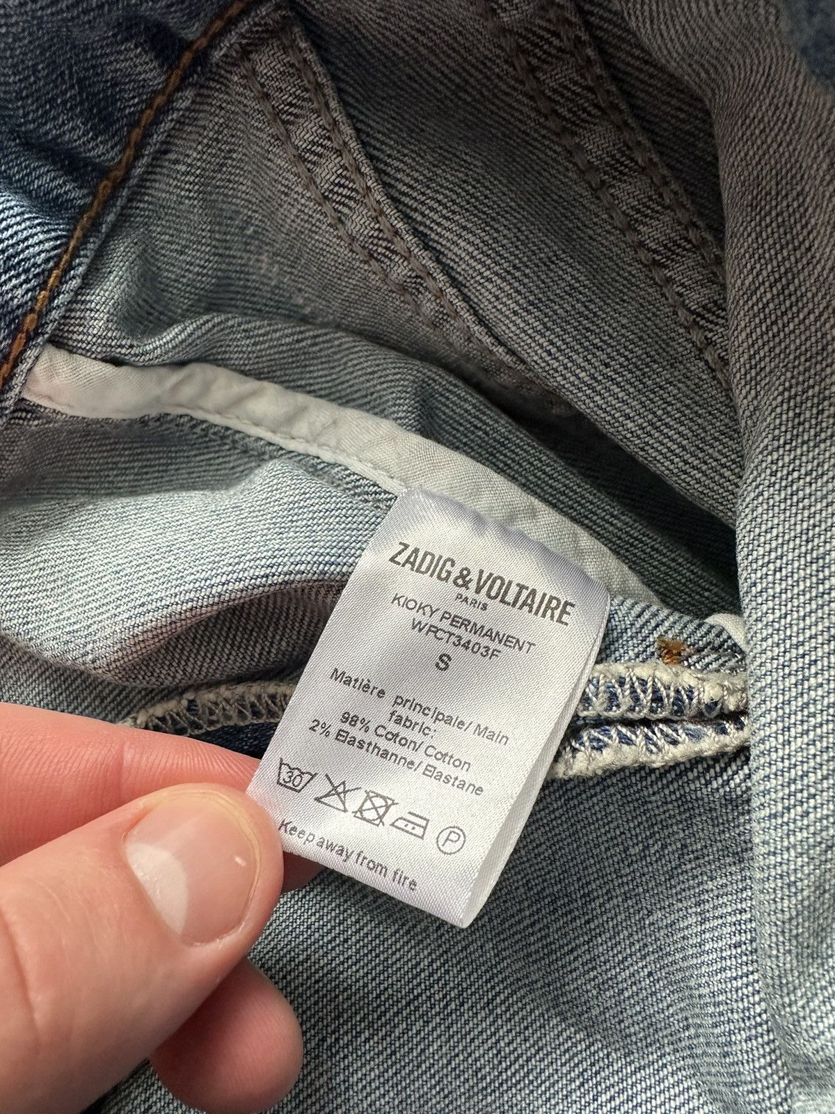 Other Denim Jacket Zadig&Voltaire Paris size S Size S / US 4 / IT 40 - 12 Thumbnail