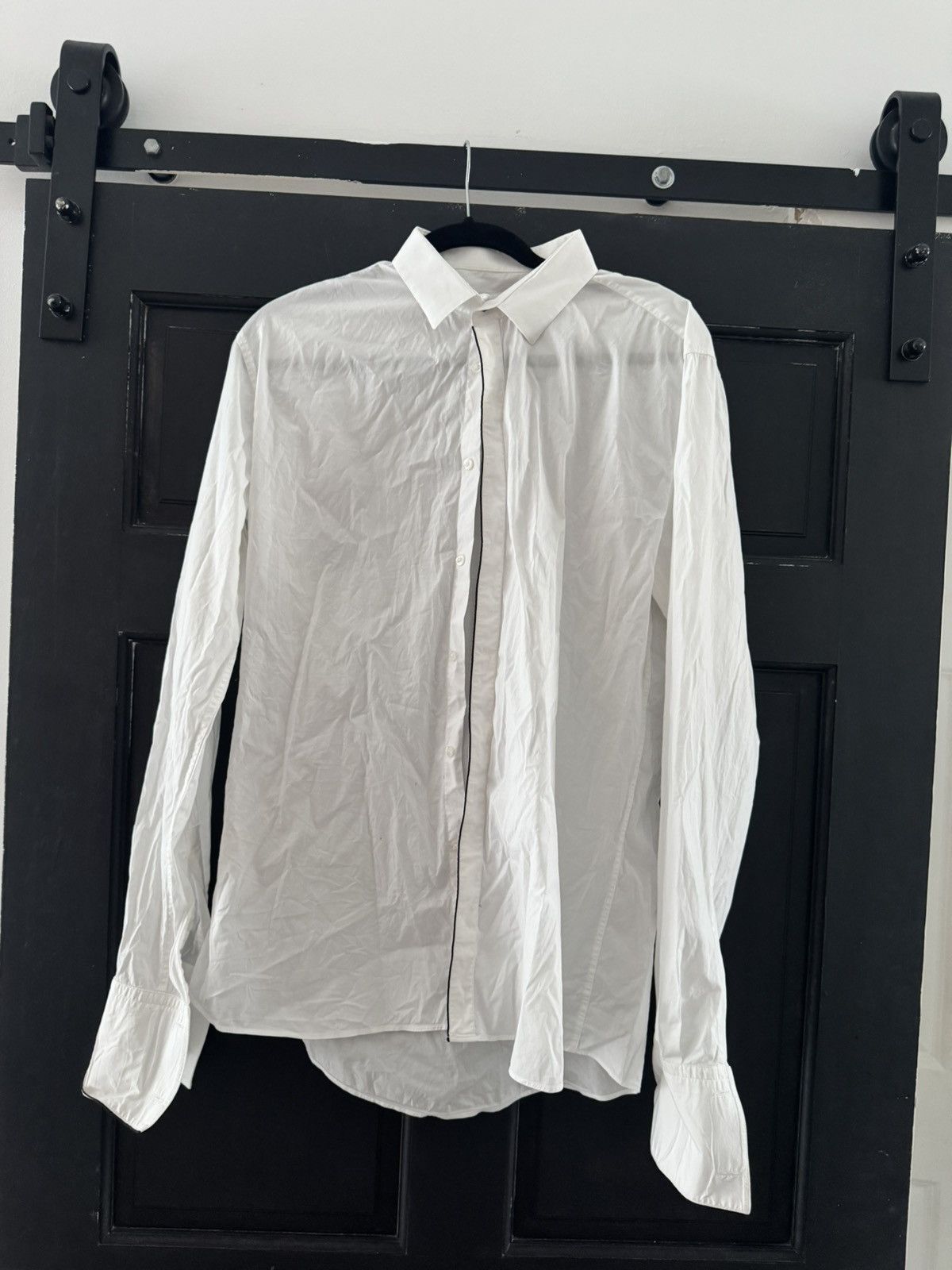 Hugo Boss Hugo Boss HUGO Slim Fit White Dress Shirt Size US L / EU 52-54 / 3 - 1 Thumbnail