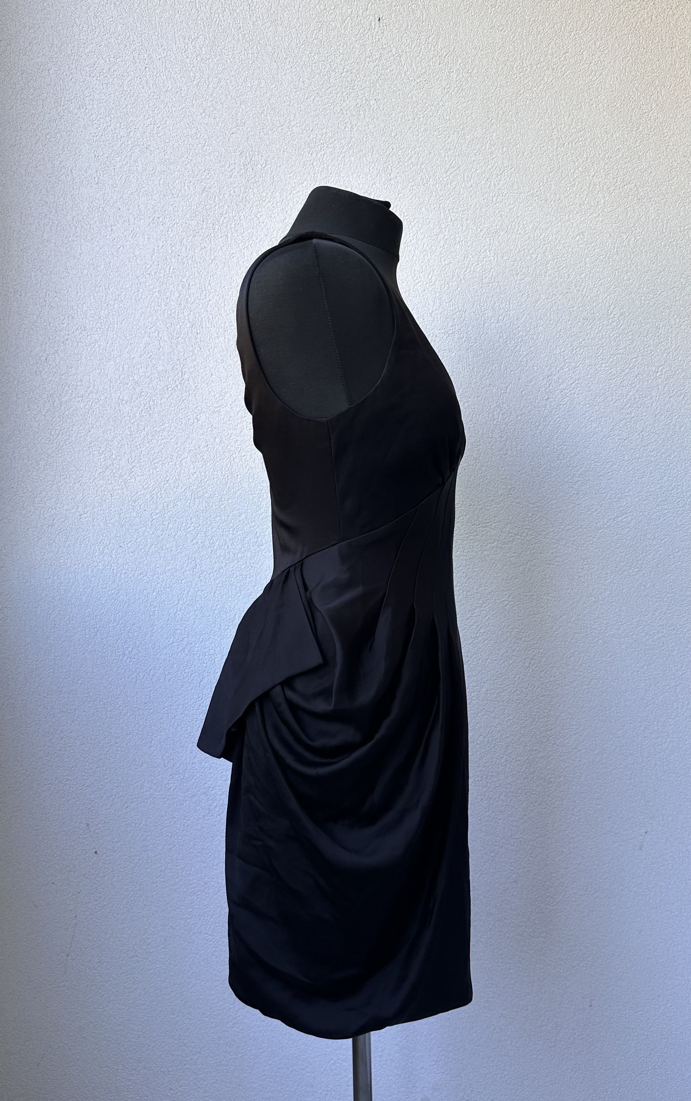 Bcbgmaxazria BCBG Maxazria women midi black dress Size S / US 4 / IT 40 - 5 Thumbnail
