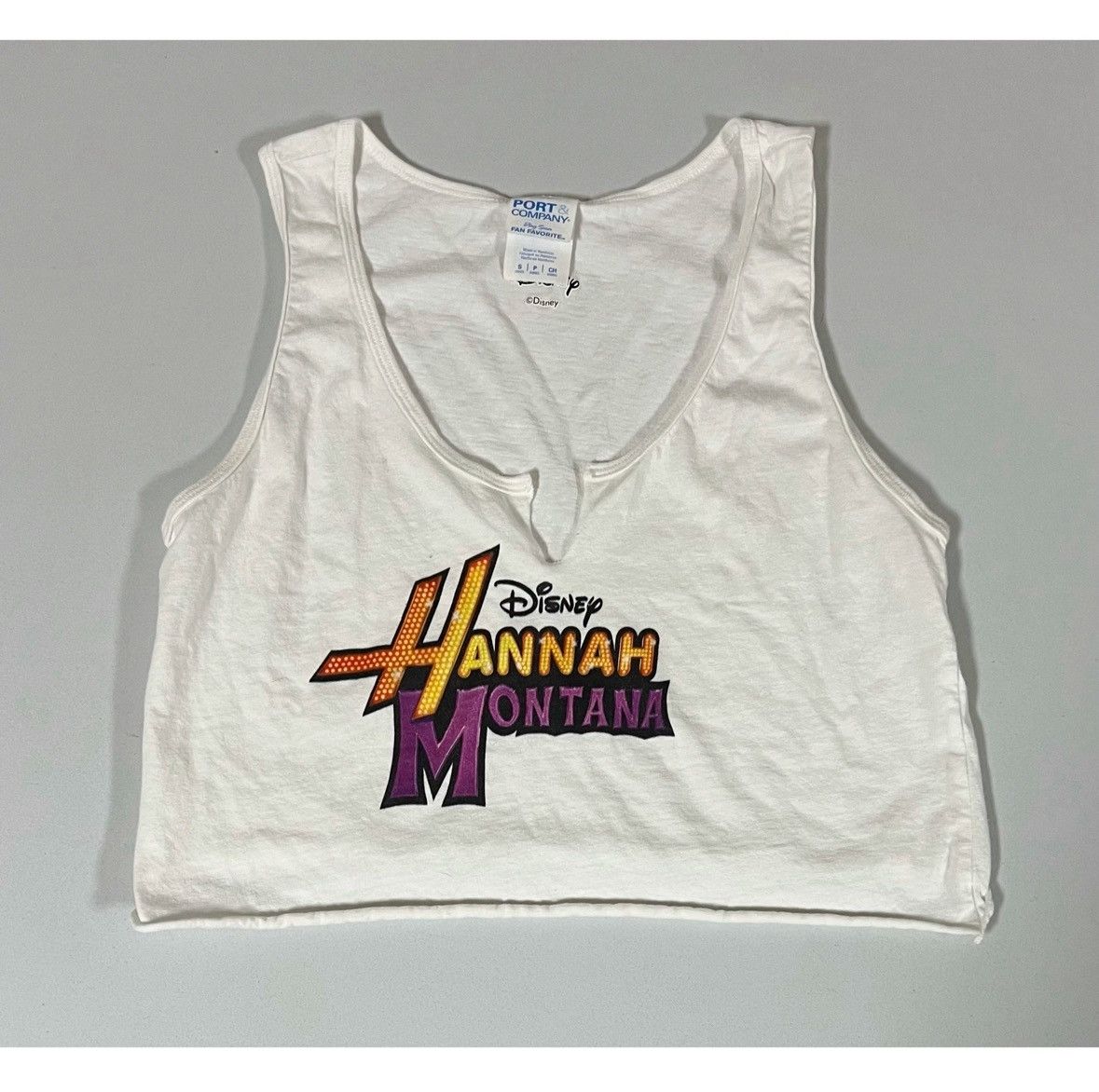 Disney Disney ‘Hannah Montana’ Y2K Tank Crop Top T-Shirt Size S 🎤✨ Size S / US 4 / IT 40 - 1 Thumbnail