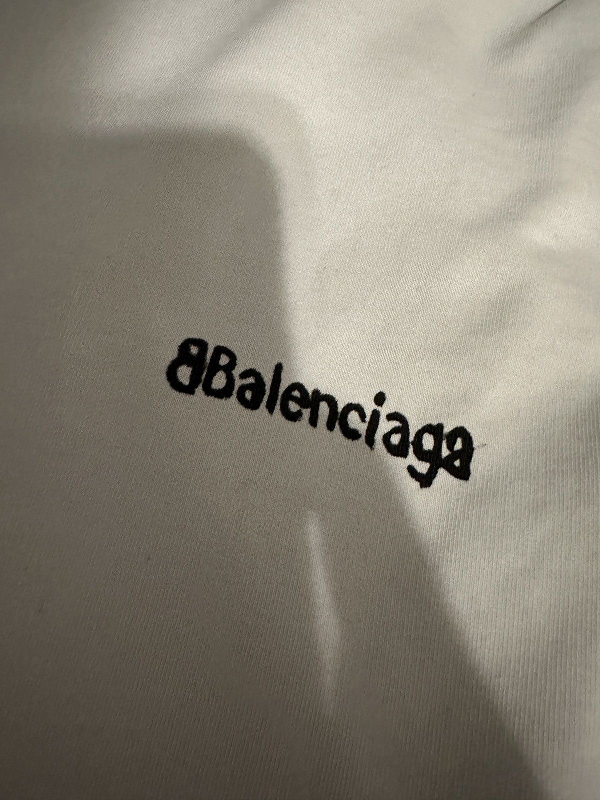 Balenciaga Balenciaga FW23 Dirty White Hoodie Oversized Fit Marker Logo Size US S / EU 44-46 / 1 - 2 Thumbnail
