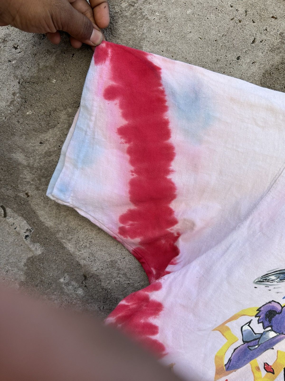 Grateful Dead × Liquid Blue × Vintage Grateful Dead 1996 GDM “Deadcathlon” Olympics Tie-Dye Tee Size US XL / EU 56 / 4 - 11 Thumbnail