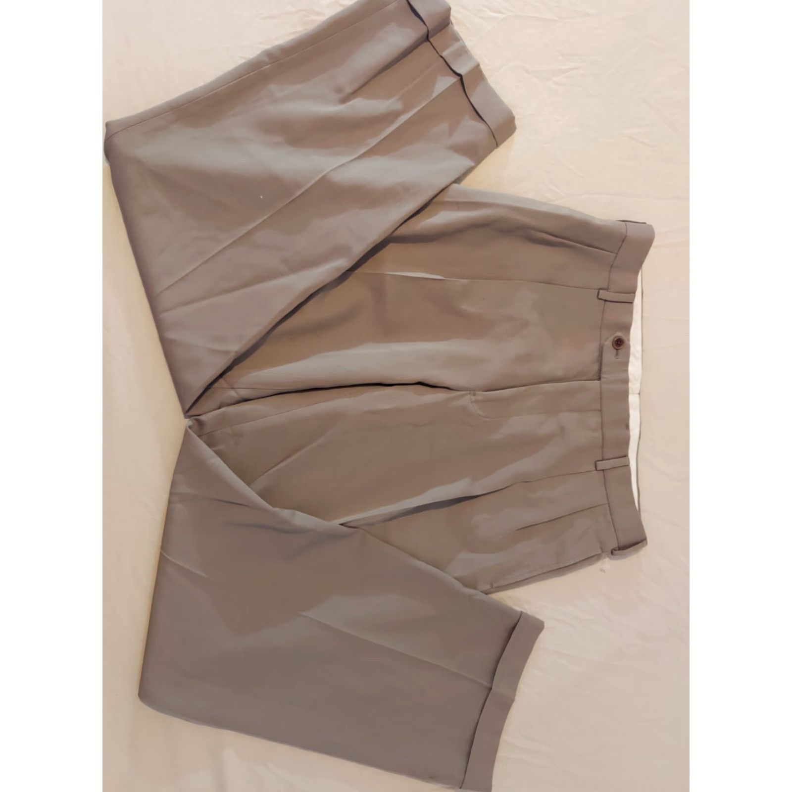 Brooks Brothers Brooks Brothers Pants Dress Wool Beige 35x32 34x32 Mens Slacks Chino Trousers Regular Size 35 Inseam 32 Size US 35 - 2 Thumbnail