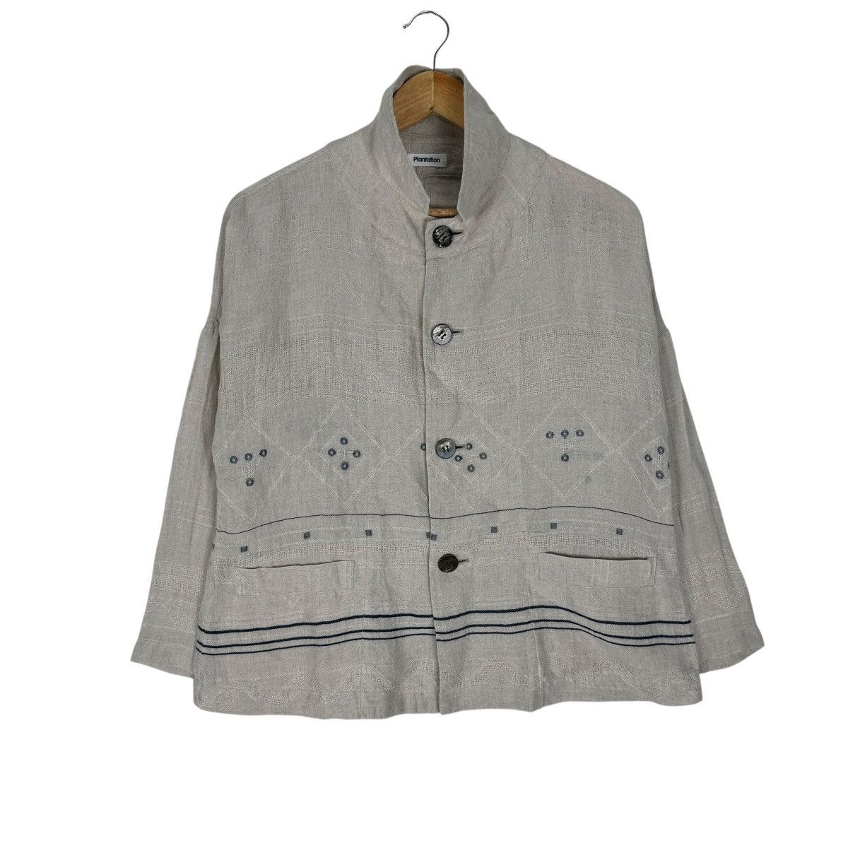 ☀️90s PLANTATION ISSEY MIYAKE HEMP JACKET