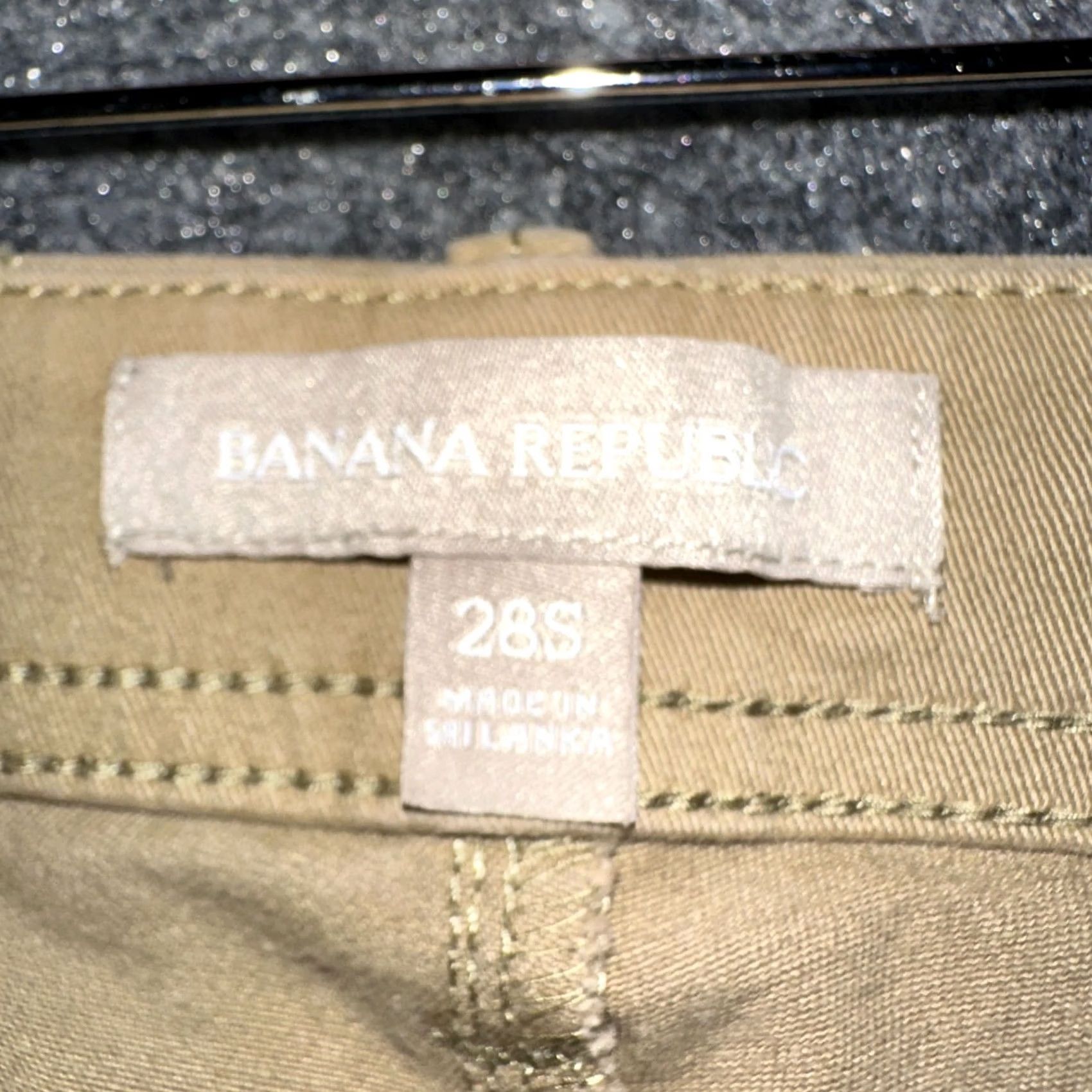 Banana Republic Banana Republic Pants Womens 28 Short Cotton Stretch Twill Patch Pockets Brown Size 28" / US 6 / IT 42 - 5 Thumbnail