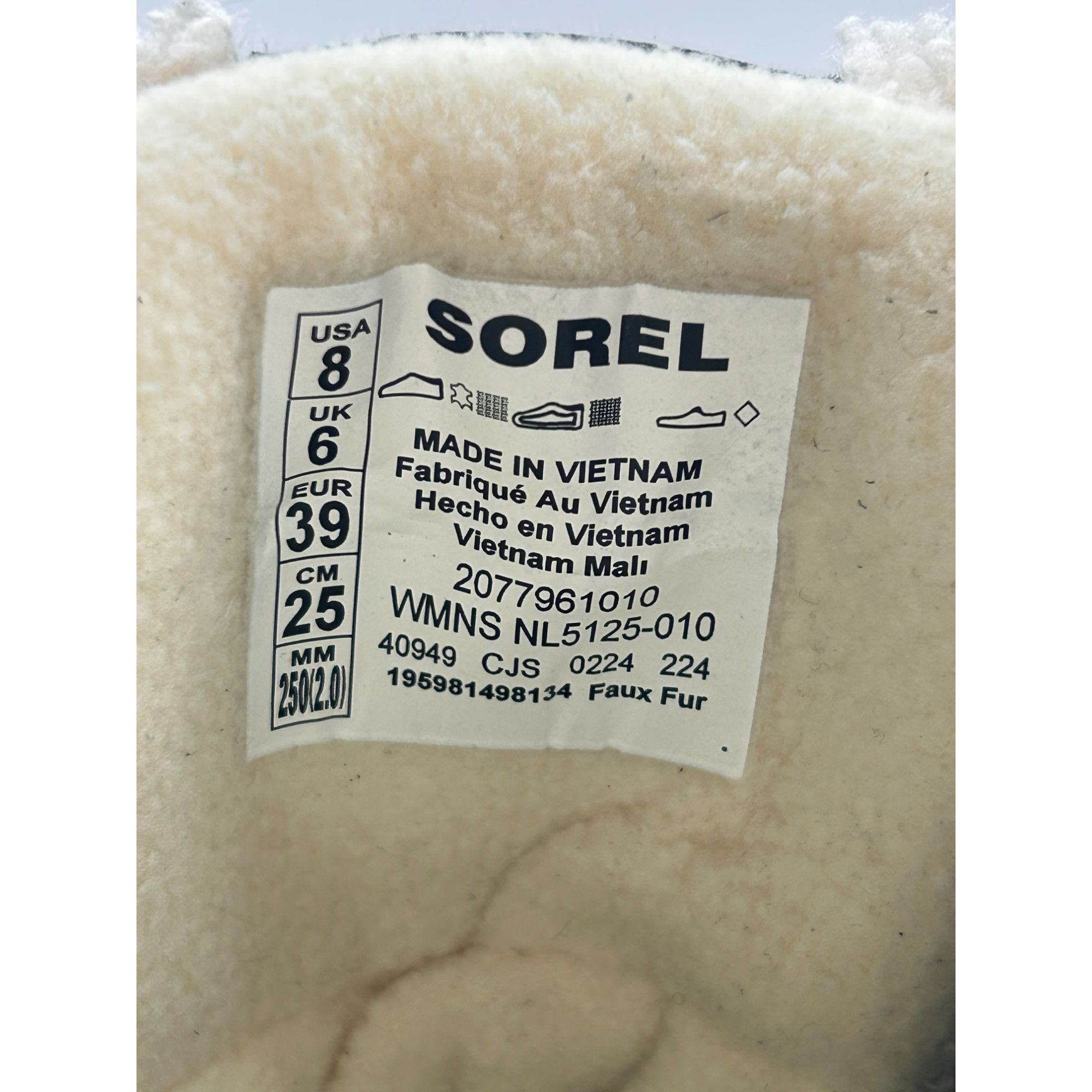 Other Sorel Explorer III NW Lace WP Boots Women 8 Black Sea Salt W Size US 8 / IT 38 - 7 Thumbnail
