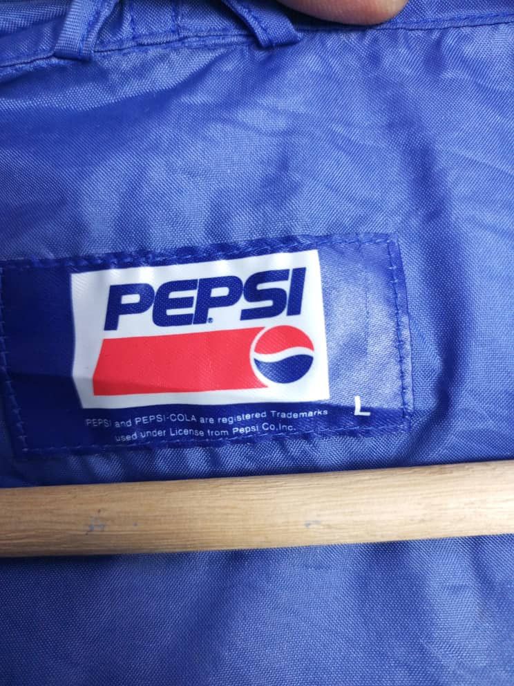 Designer Vintage PEPSI Hoodie Windbreaker Size US L / EU 52-54 / 3 - 6 Thumbnail