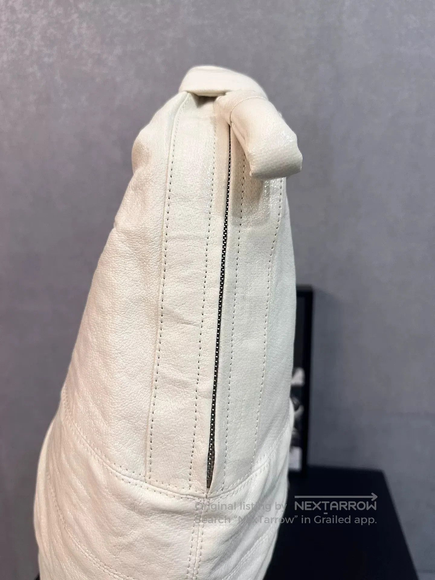 Lemaire Lemaire Large Coated Cotton Croissant Bag. Size ONE SIZE - 4 Thumbnail