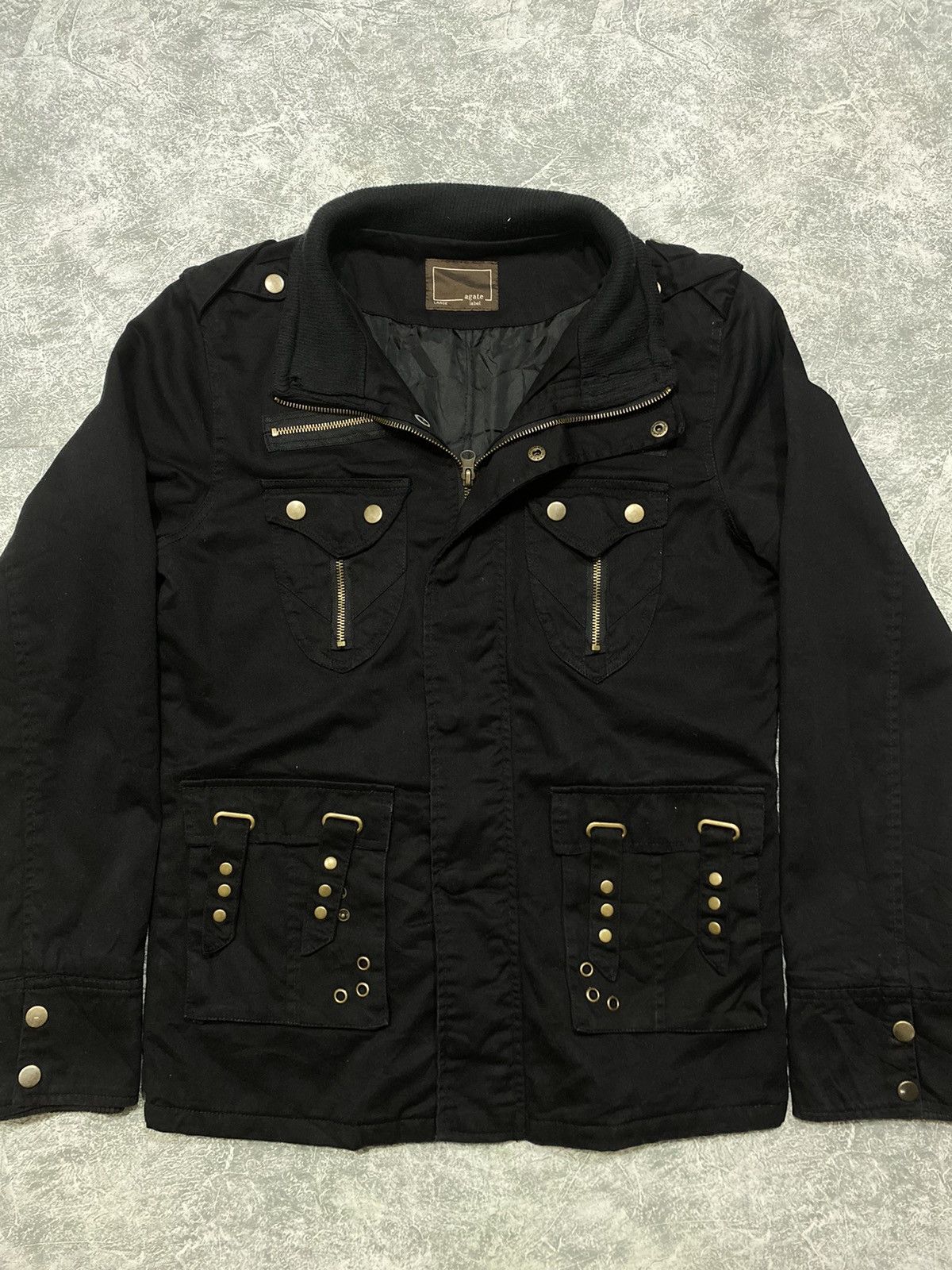 Le Grande Bleu (L.G.B.) Agate Vintage Bondage Rock Jacket Size US M / EU 48-50 / 2 - 3 Thumbnail