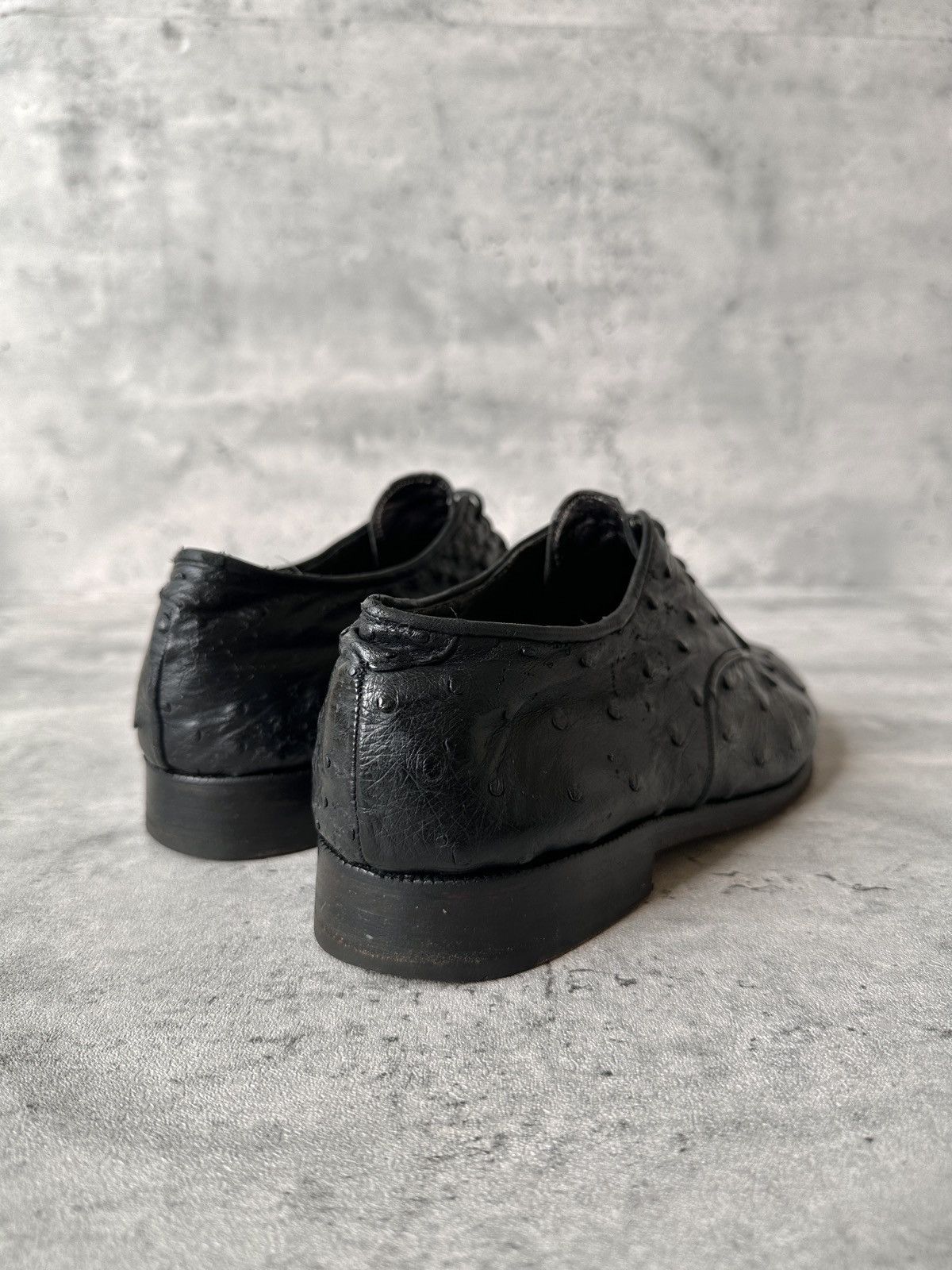 Other 1960-1970s AUSTRIAN HANDMADE OSTRICH LEATHER DERBY Size US 9 / EU 42 - 15 Thumbnail