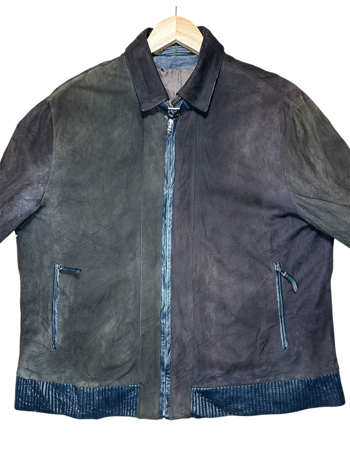 Vintage PIEROTUCCi Jacket Leather Factory since 1972 Size US L / EU 52-54 / 3 - 3 Thumbnail