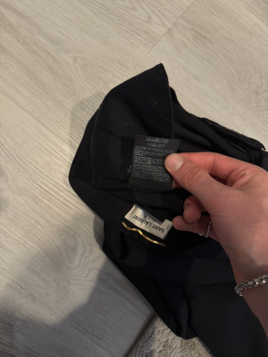 Saint Laurent Paris s/s 2019 silk side seam wool pants!! Size US 28 / EU 44 - 9 Thumbnail