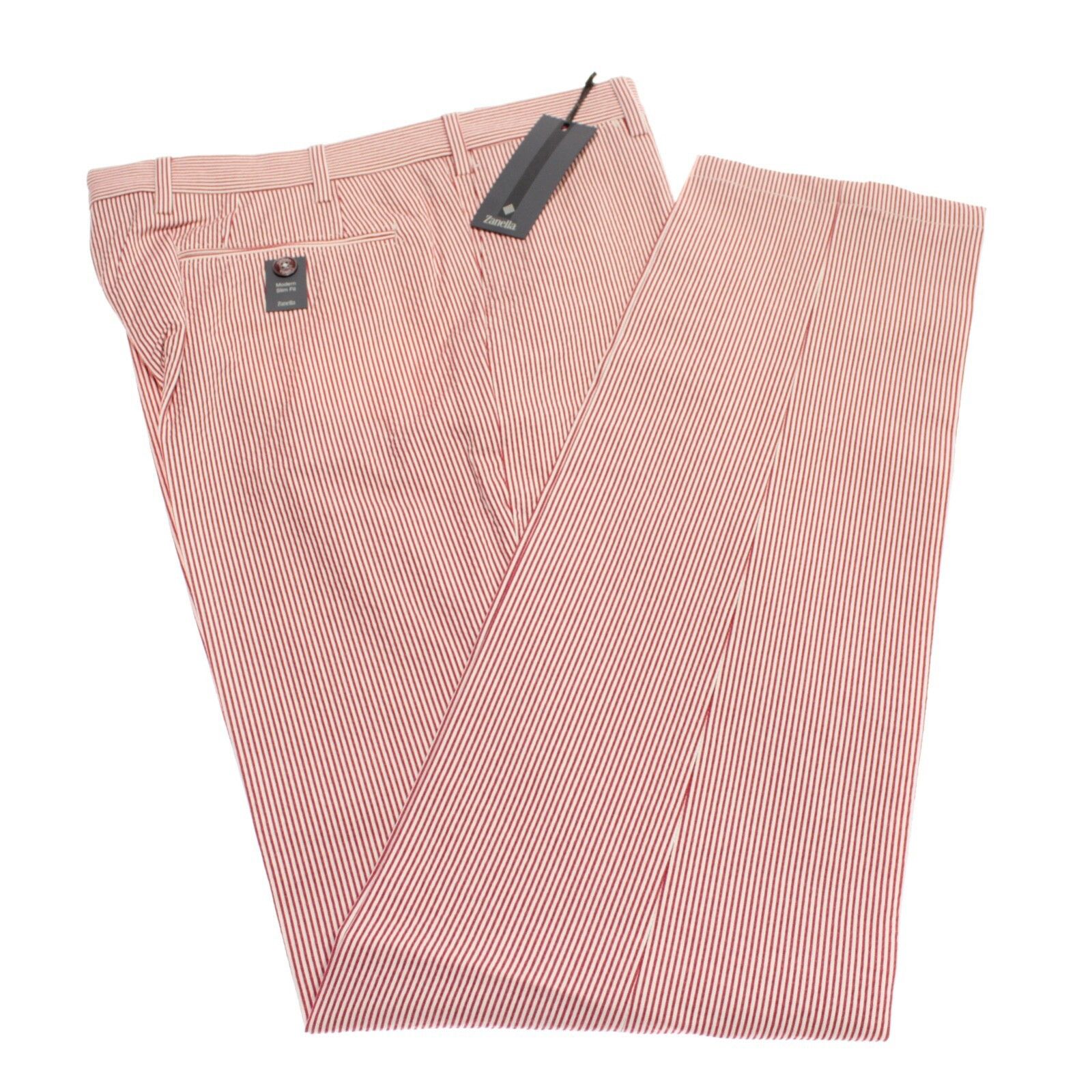 Zanella Zanella New with tags Chinos Size 34 US In Red Size US 34 / EU 50 - 2 Thumbnail