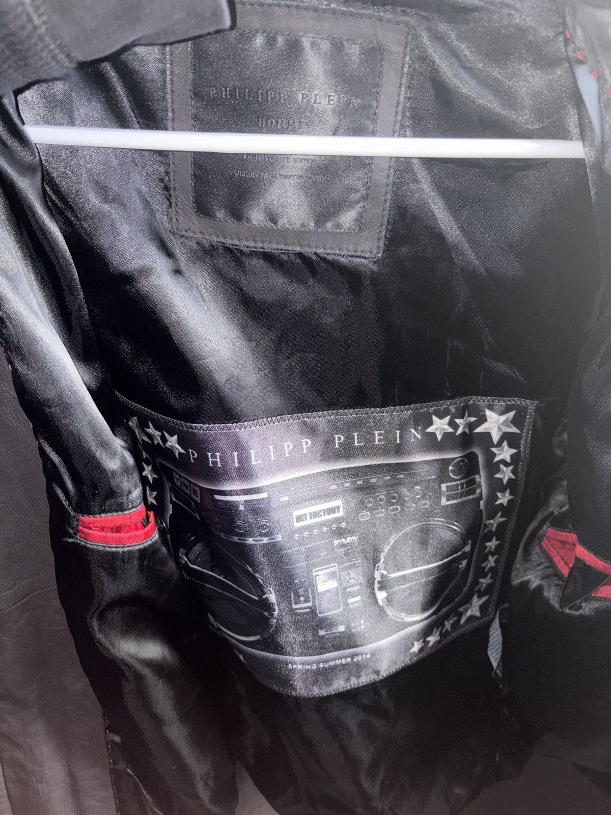Philipp Plein Philipp Plein Black Rocket Pirate Jacket Size US L / EU 52-54 / 3 - 3 Thumbnail