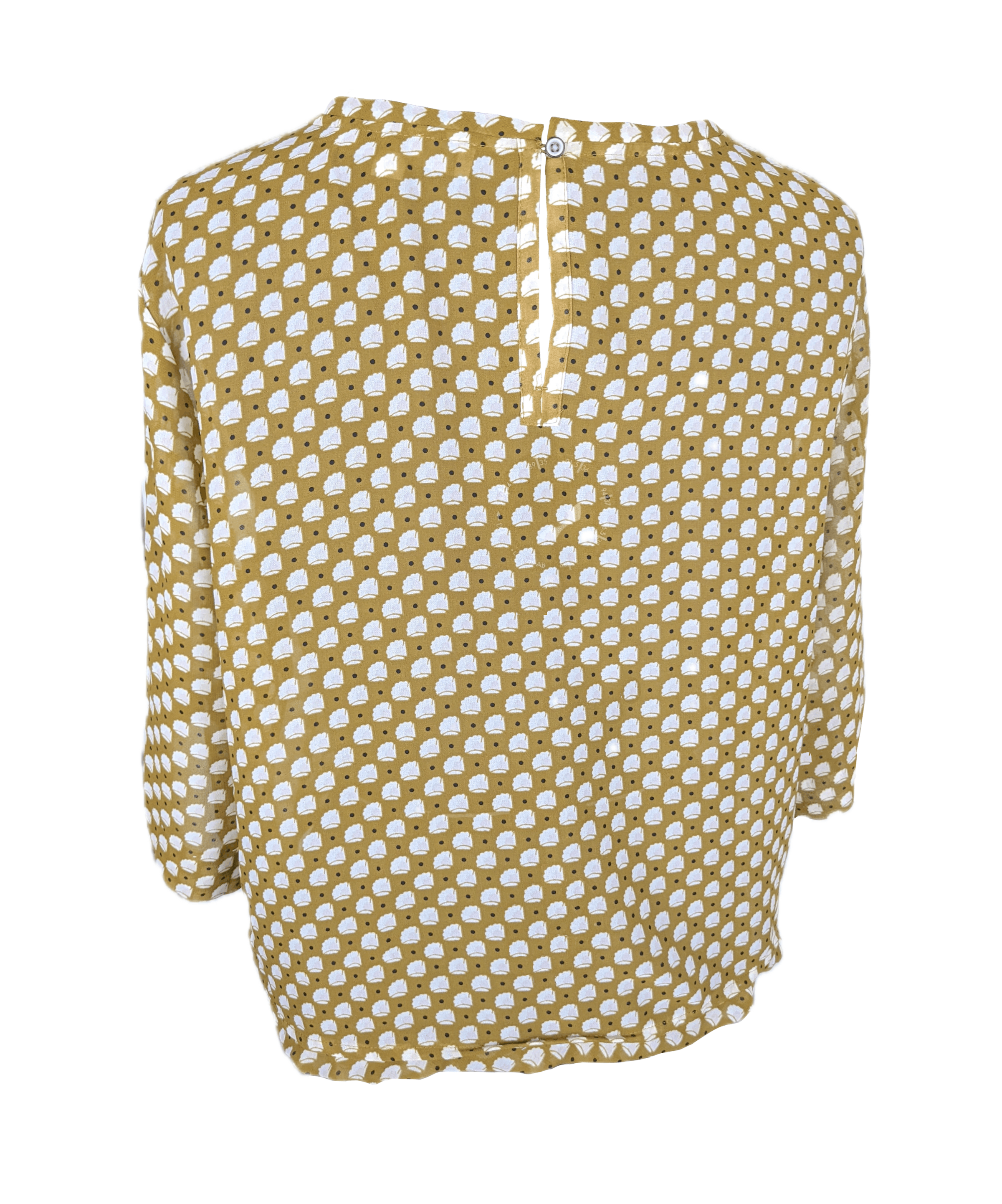 Ann Taylor Ann Taylor LOFT Semi-Sheer Blouse Size M / US 6-8 / IT 42-44 - 4 Thumbnail
