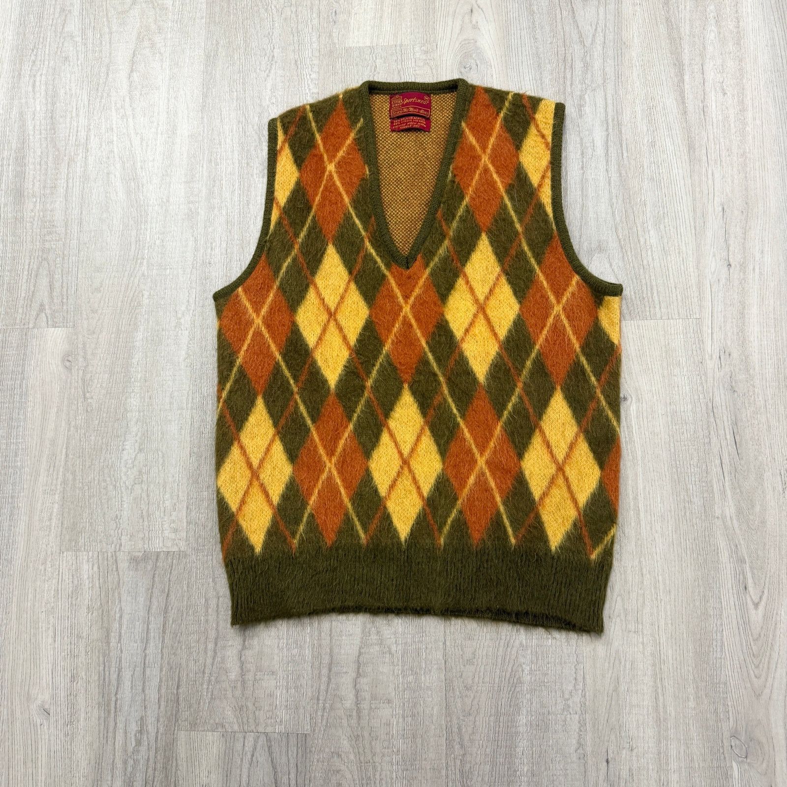 Vintage Vintage Sears Kings Road Sweater Vest Mens Medium 60s Mohair Size US M / EU 48-50 / 2 - 1 Thumbnail