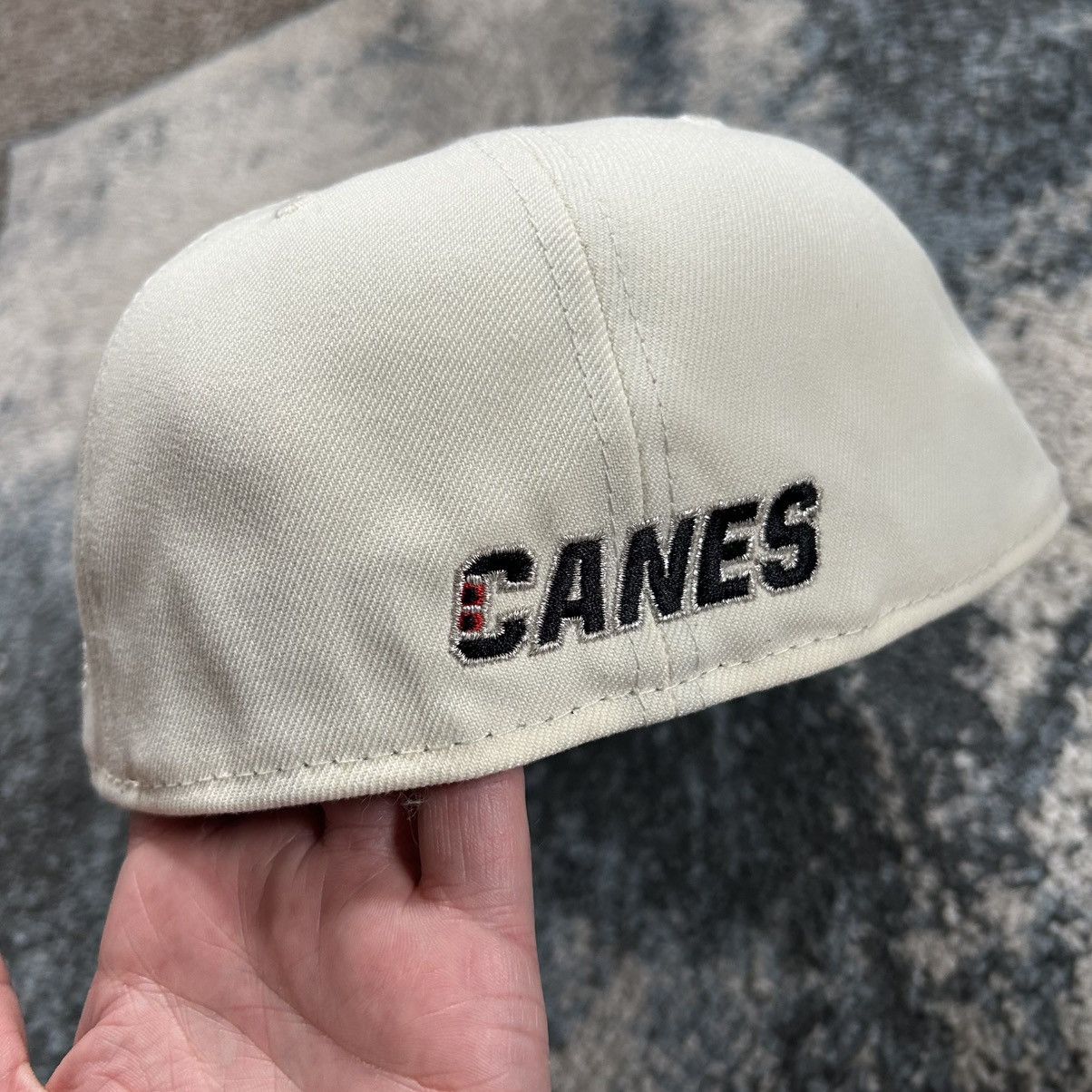 MyFitteds 7 3/8 CAROLiNA HURRiCANES TAKE WARNiNG RADiANT RED 5950 CAP Size ONE SIZE - 8 Thumbnail