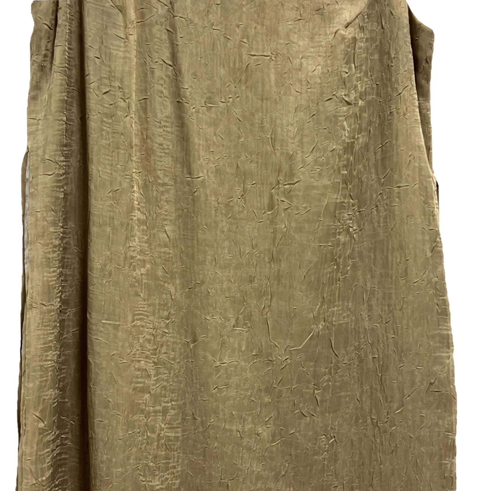 Vintage VINTAGE R&M Richards Champagne Satin Midi Dress Womens Small 90s Crinkle Fairy Size S / US 4 / IT 40 - 2 Thumbnail