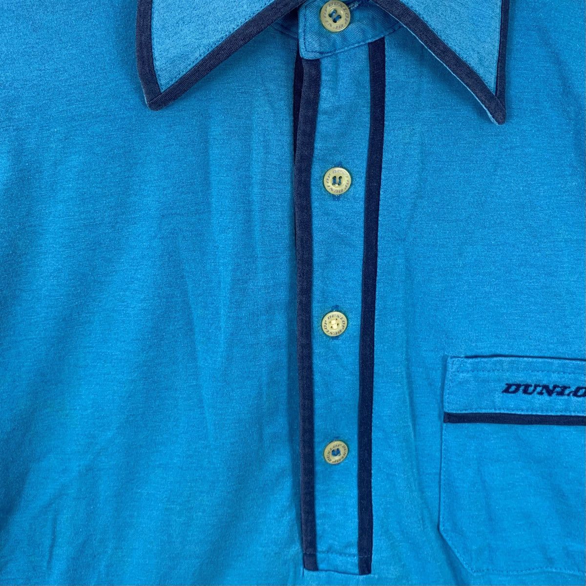 Dunlop Vintage 80’ DUNLOP MOTORSPORT RACING Polo Tee Shirt Top Size US M / EU 48-50 / 2 - 5 Thumbnail