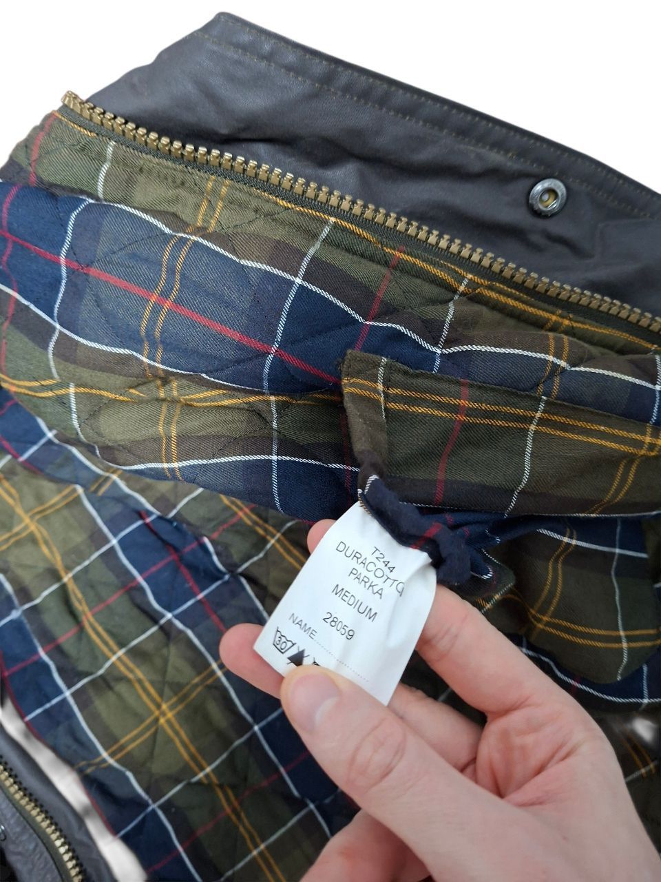 Barbour BARBOUR WAXED VINTAGE DURACOTTON PARKA JACKET Size US M / EU 48-50 / 2 - 9 Thumbnail