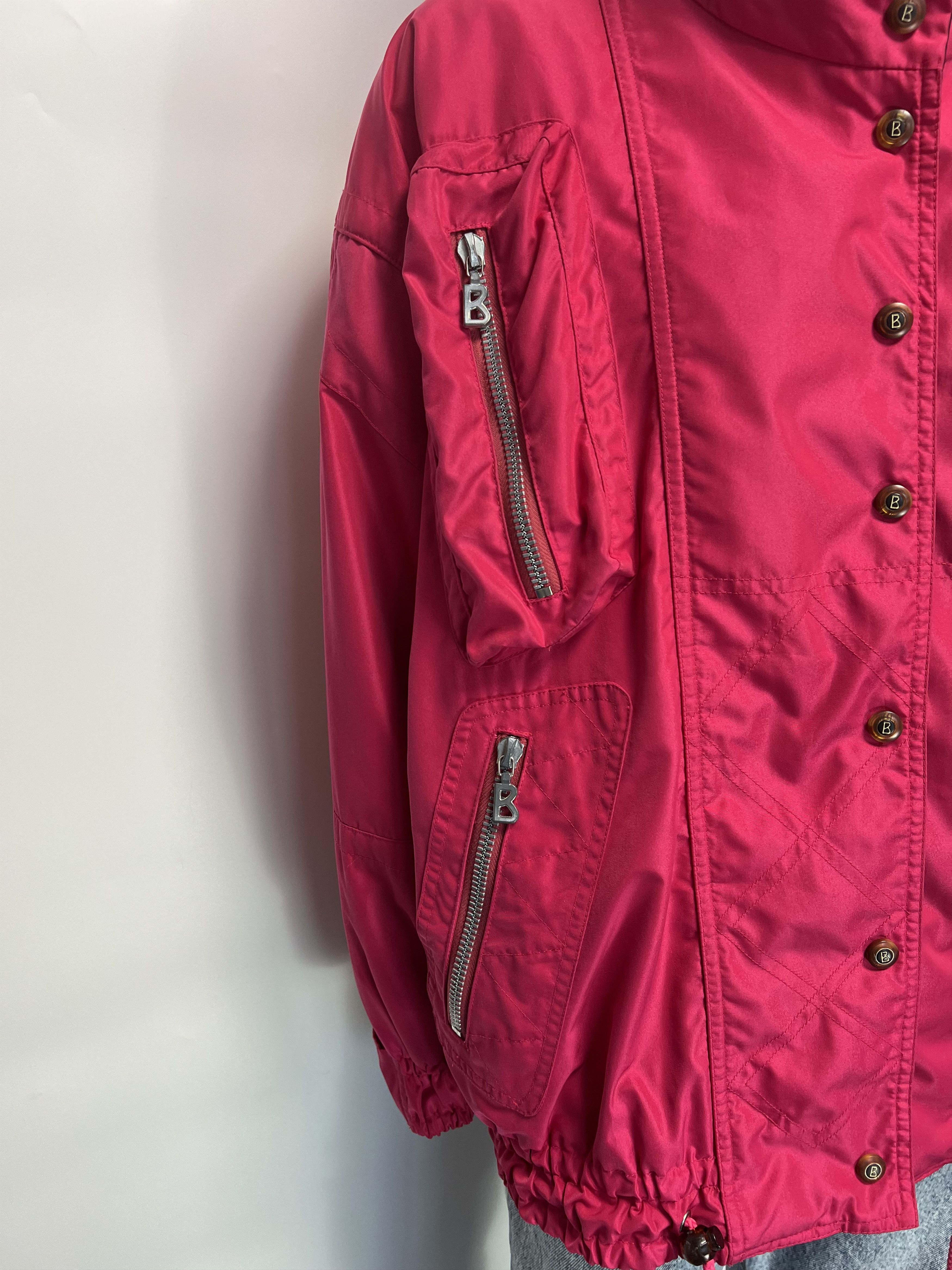 Bogner Bogner Rare Vintage Women's Fuchsia Ski Jacket Size 42 Size XL / US 12-14 / IT 48-50 - 5 Thumbnail