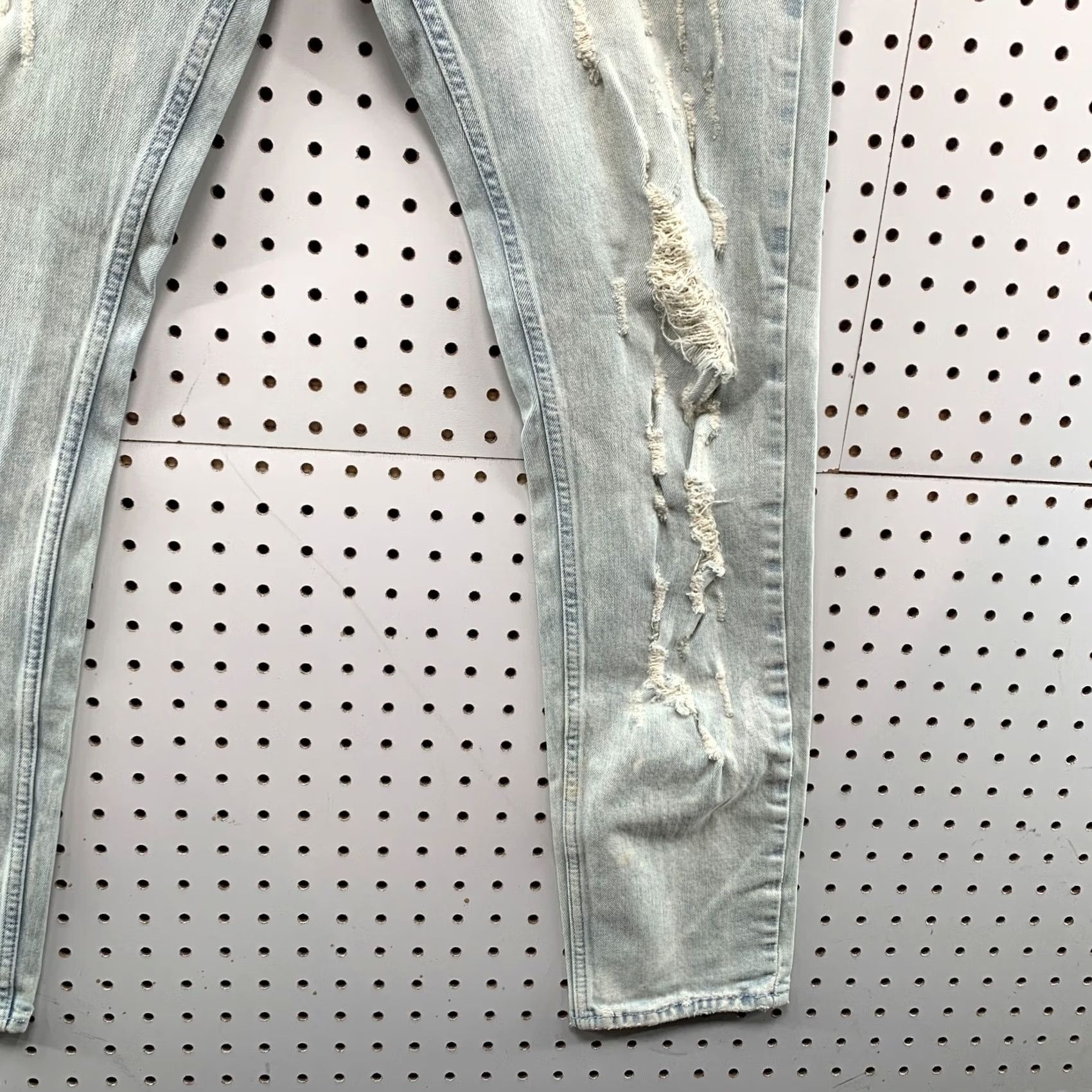 Pacsun PacSun Jeans Mens Size 32x32 Fits 32x30 Distressed Denim Comfort Stretch Skinny Size US 32 / EU 48 - 7 Thumbnail