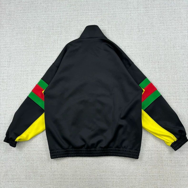 Gucci Gucci FW22 Logo printed striped webbing decoration stand-up Size US M / EU 48-50 / 2 - 2 Thumbnail
