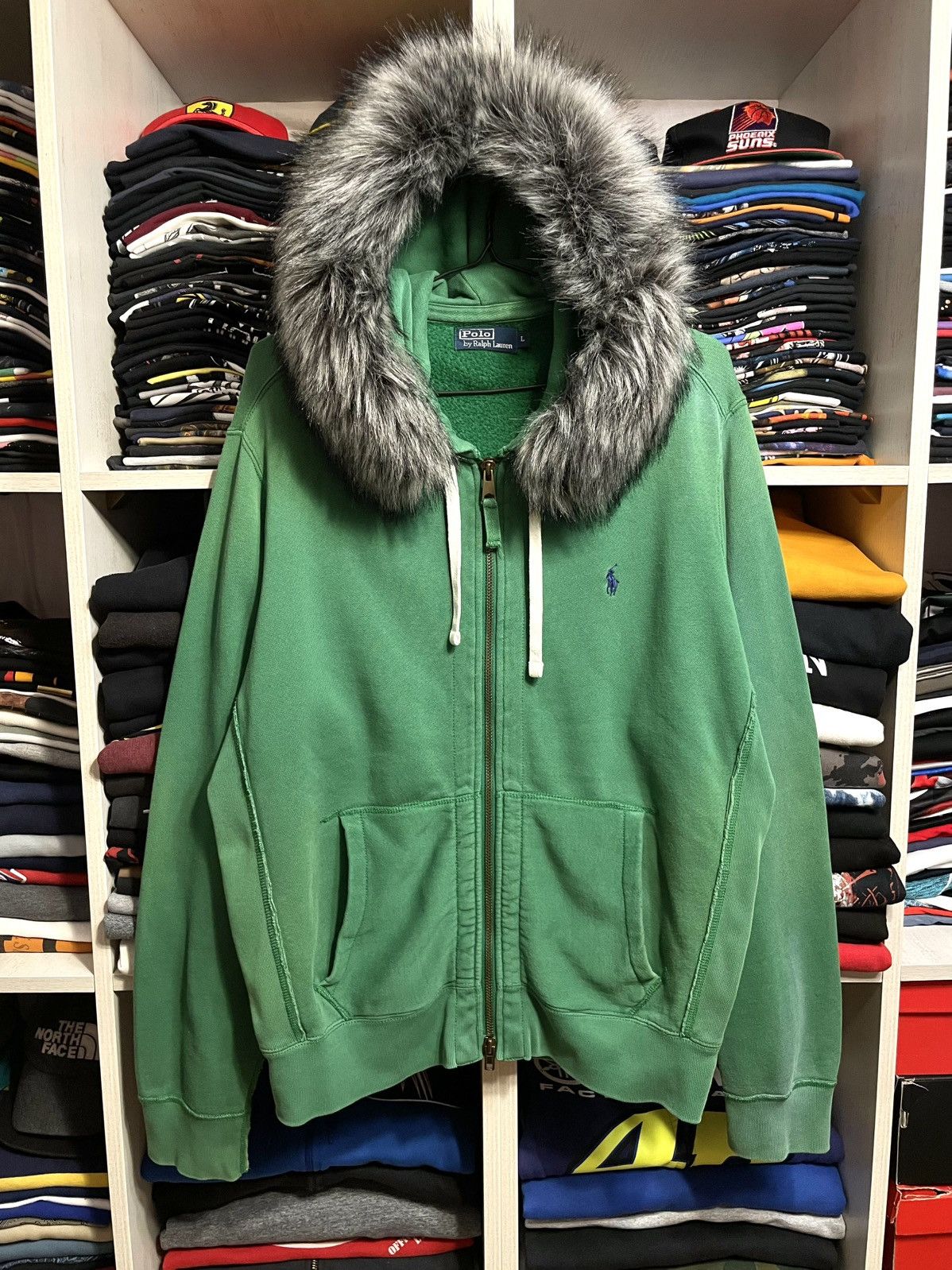 Polo Ralph Lauren Vintage Ralph Lauren If Six Was Nine LGB Vibe Fur Zip Hoodie Size US L / EU 52-54 / 3 - 15 Thumbnail