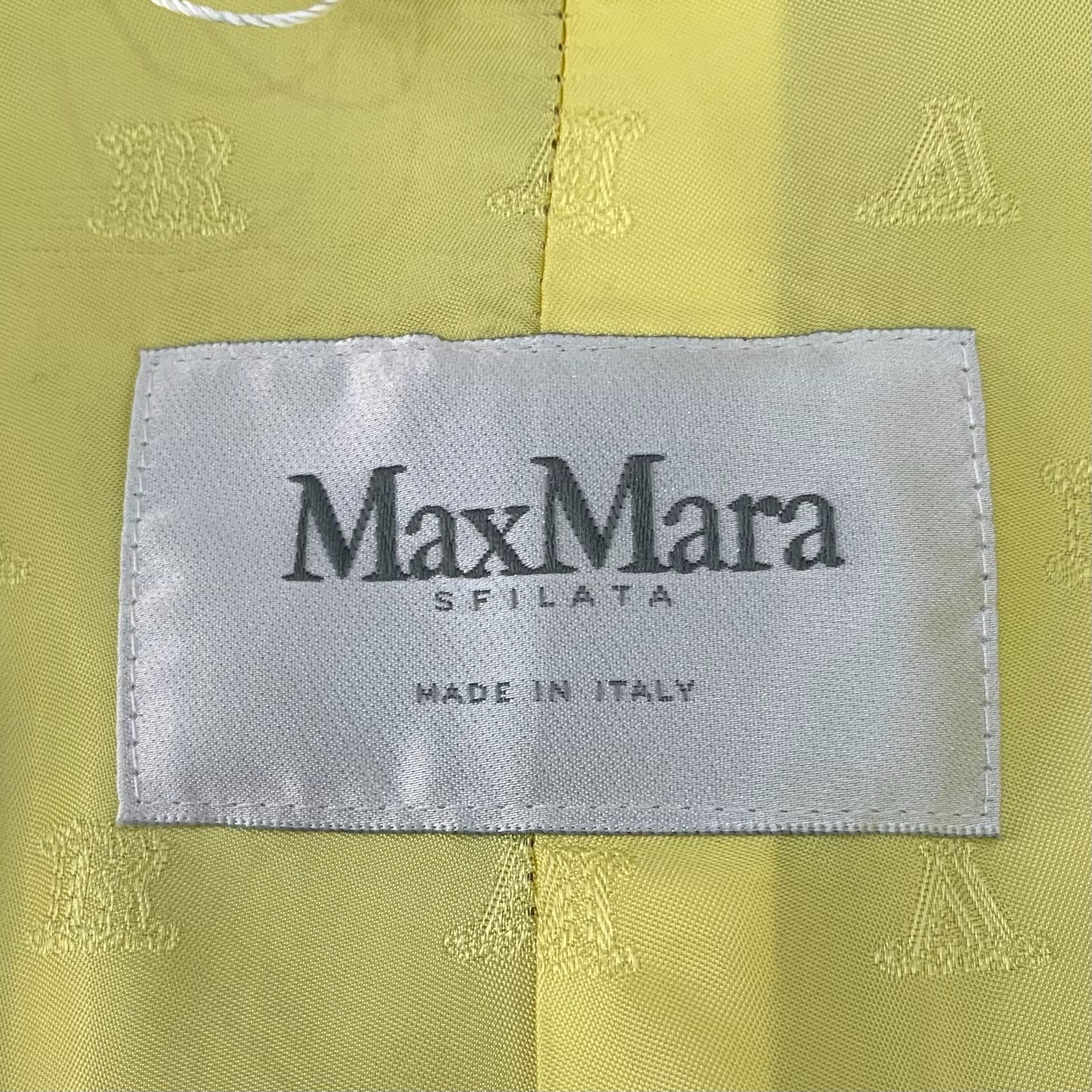 Max Mara Max Mara Yellow Teddy Wool-Blend Double-Breasted Coat With P Size L / US 10 / IT 46 - 6 Thumbnail