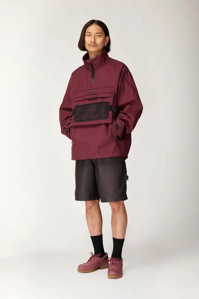 Timberland o1mle0426 Pullover Jacket in Burgundy Size US XL / EU 56 / 4 - 1 Thumbnail