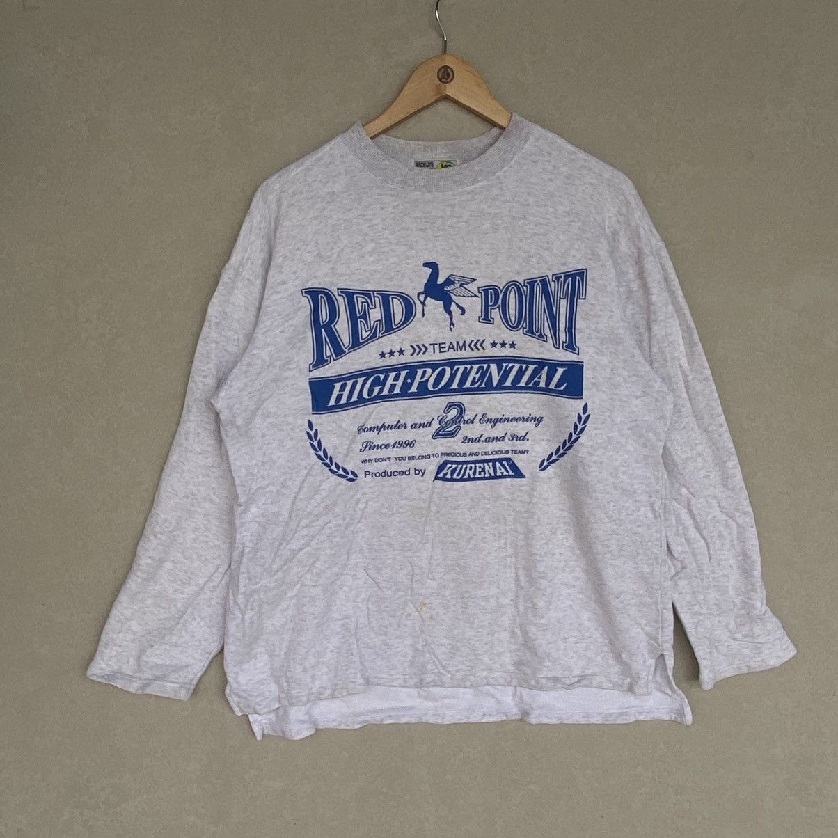 Other Vintage Hachijyu Bunno Ichi Printed Sweatshirt Light Gray Size US M / EU 48-50 / 2 - 1 Thumbnail