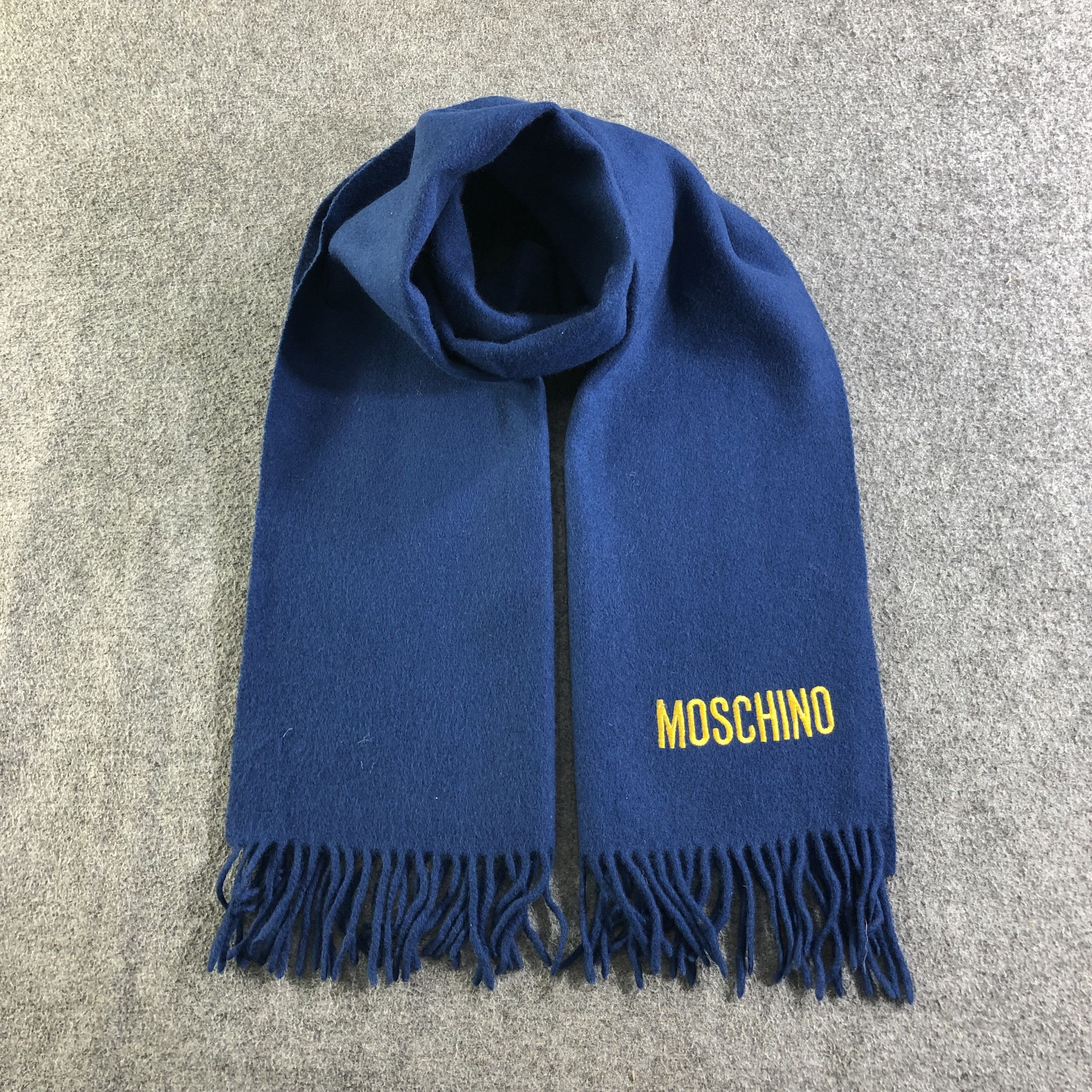 Moschino Moschino Wool Scarf Muffler Neckwear V2123 Size ONE SIZE - 1 Thumbnail