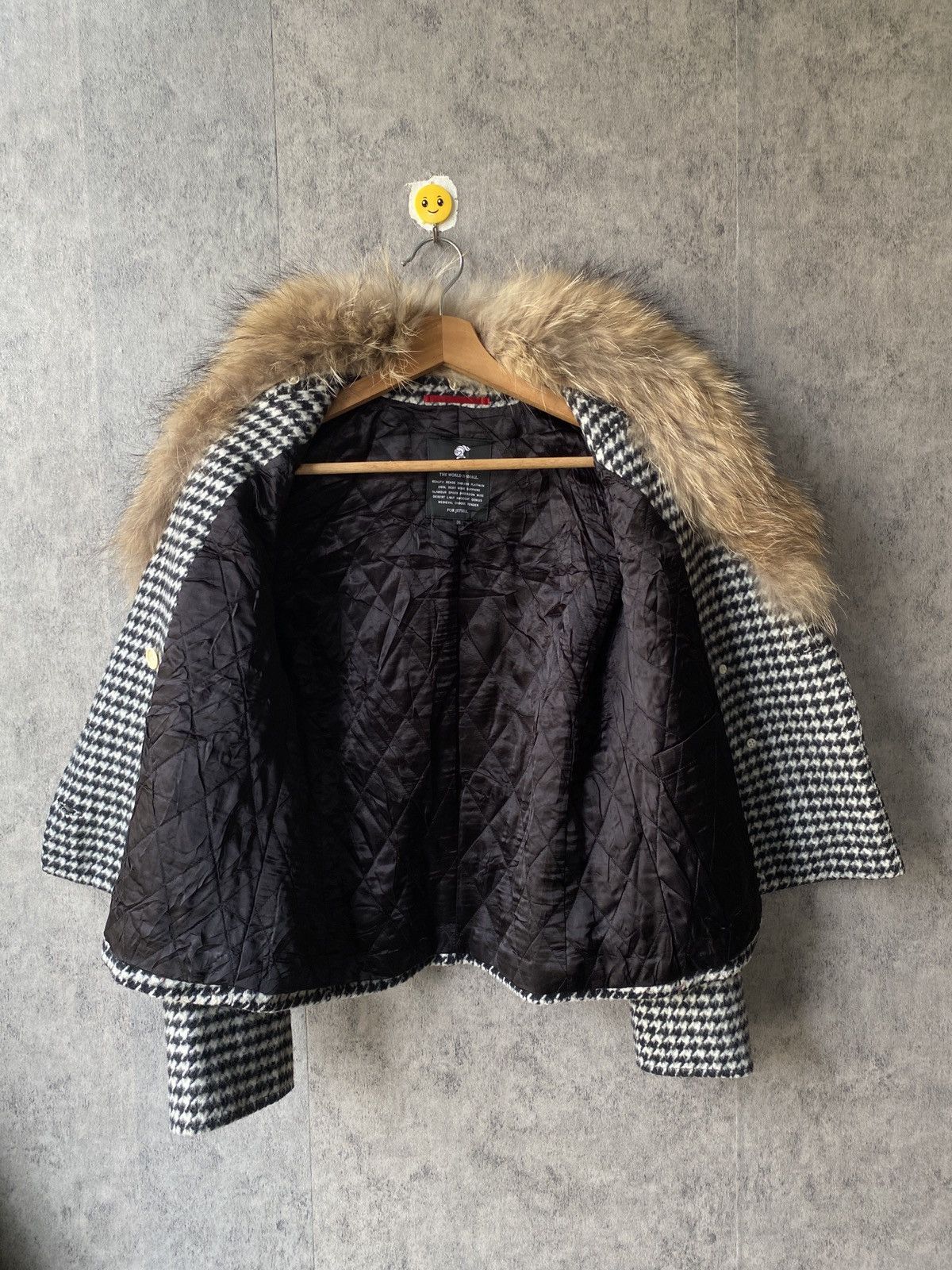 Loveless Loveless Japan Double Breasted Wool Cropped Fur Jacket Size US S / EU 44-46 / 1 - 9 Thumbnail