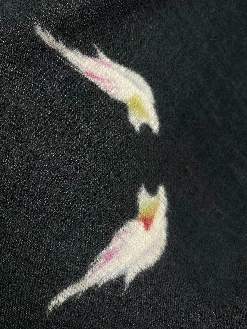Yohji Yamamoto Yohji Yamamoto 02 Youyou Chan Dyeing Wings Scarf 2505-Nexta Size ONE SIZE - 5 Thumbnail