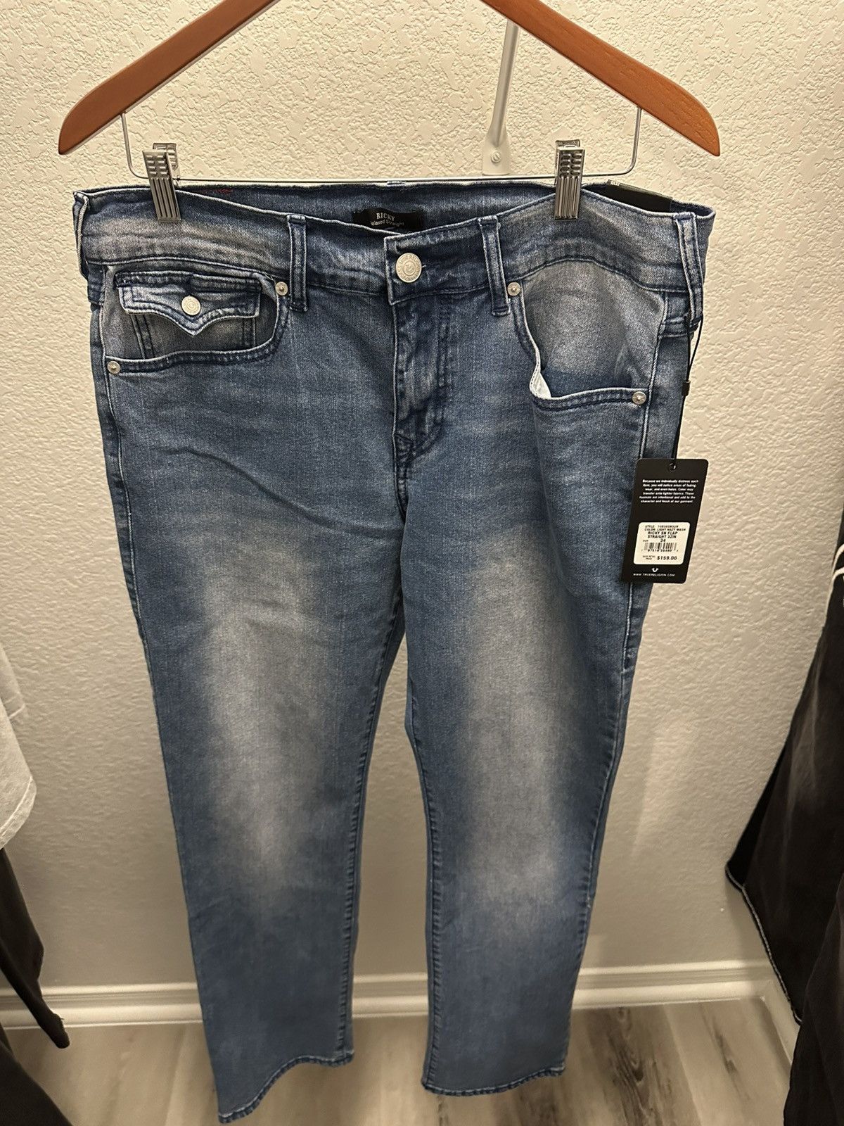 True Religion Ricky SN Flap Straight 32in inseam Size US 34 / EU 50 - 3 Thumbnail