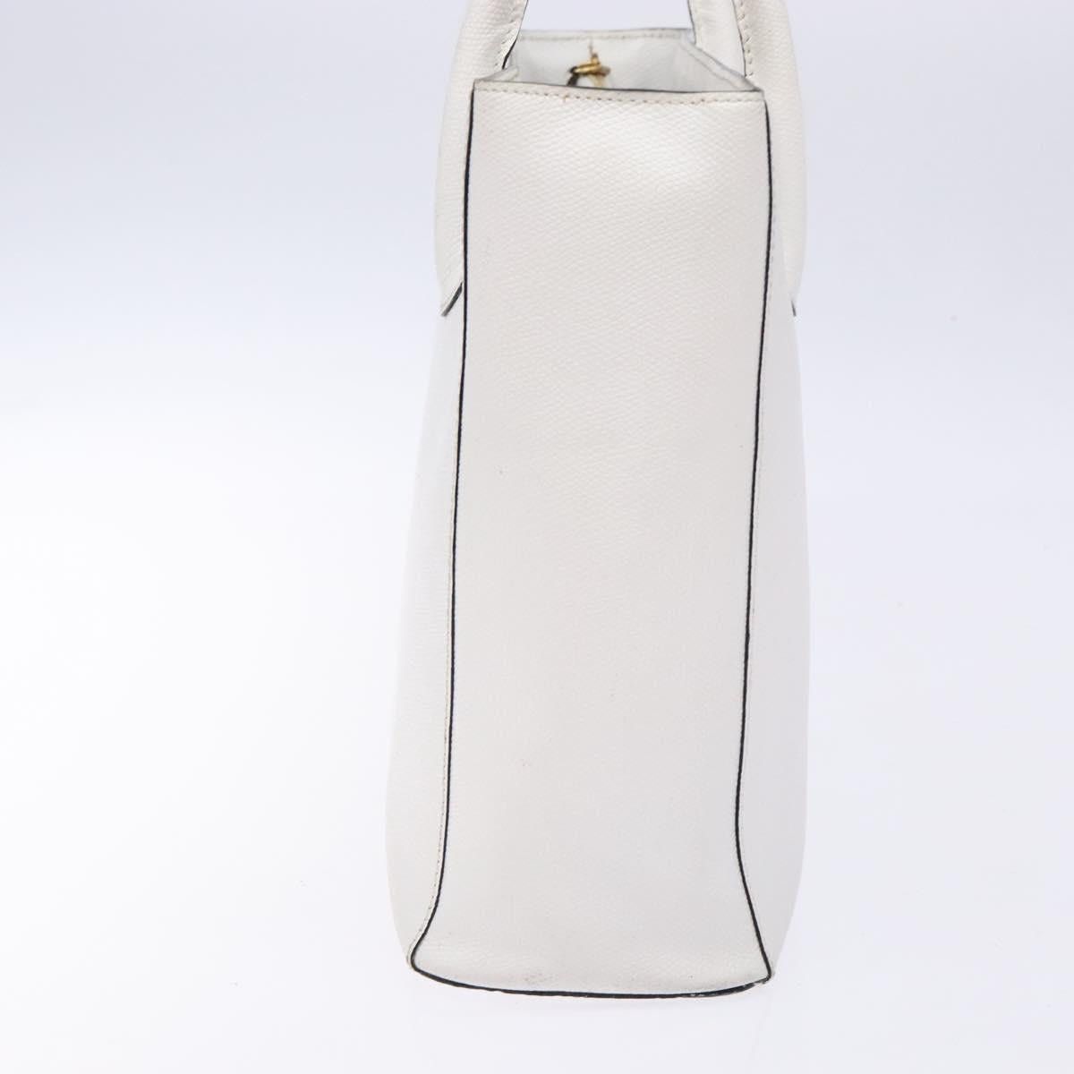 Celine CELINE Hand Bag Leather White Gold Size ONE SIZE - 4 Thumbnail