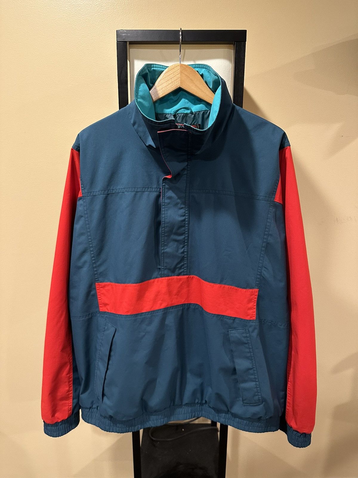 Eddie Bauer × Vintage Vintage Eddie Bauer 90s Windbreaker Anorak Raincoat Jacket Size US L / EU 52-54 / 3 - 2 Thumbnail
