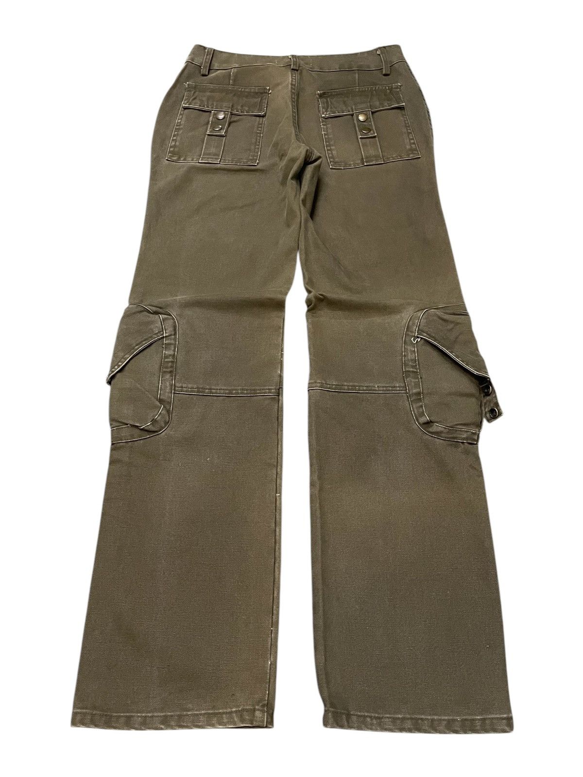 5351 POUR LES HOMMES × Le Grande Bleu (L.G.B.) Identity Japan gasmask 3D Pocket Faded Brown Pants Size US 28 / EU 44 - 2 Thumbnail