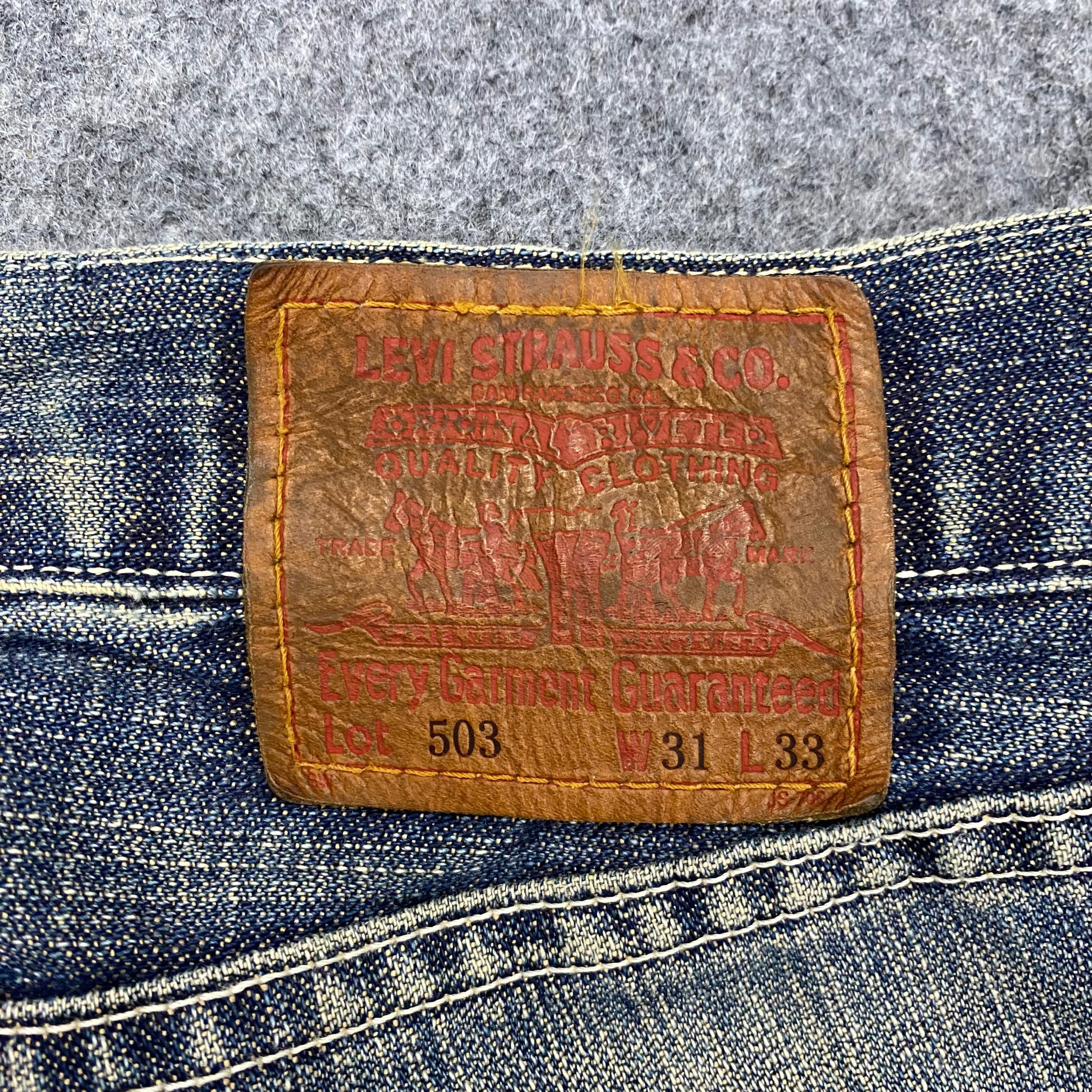 If Six Was Nine 💥Best Offer💥Vintage Levis Distressed denim Size US 31 - 16 Thumbnail