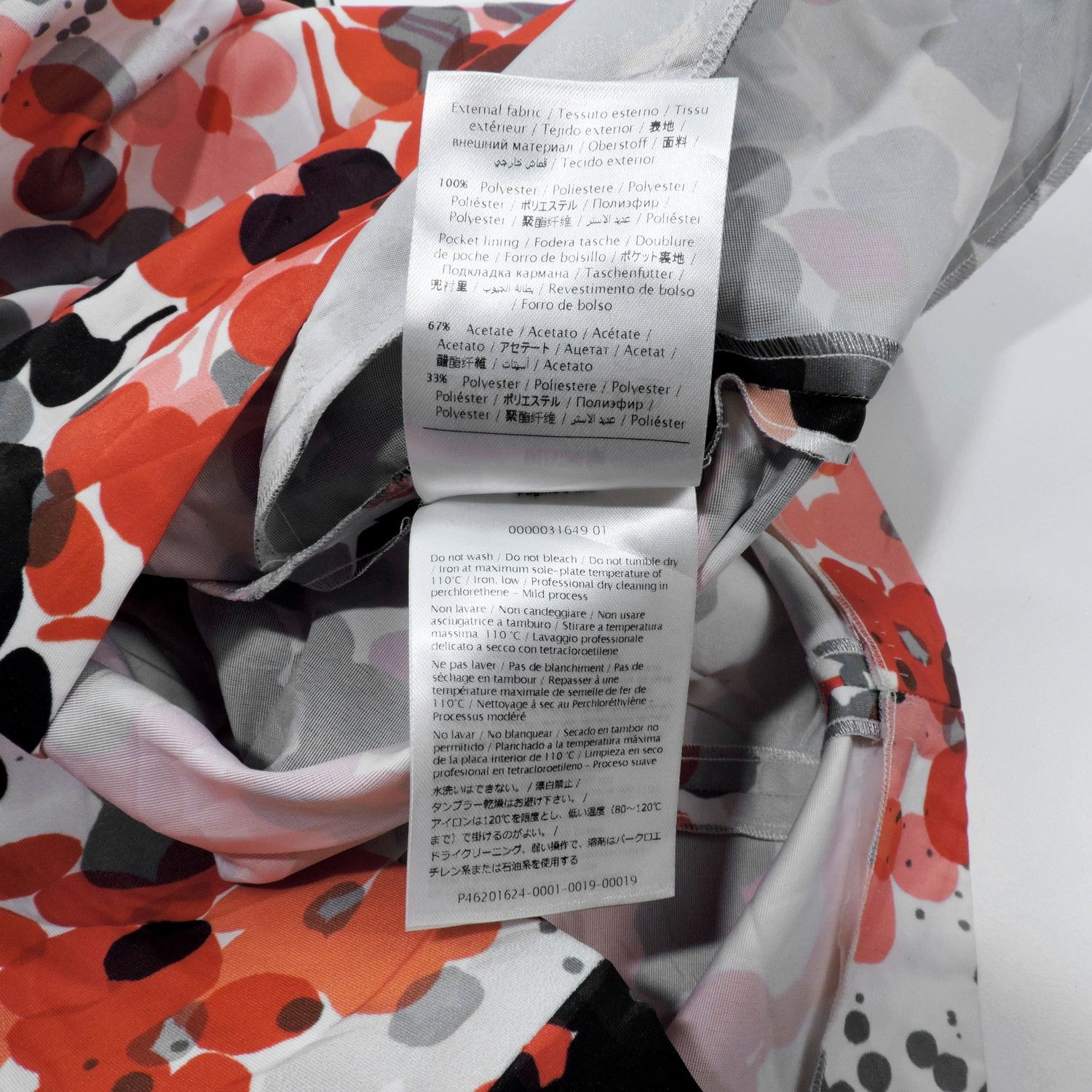 RED Valentino RED VALENTINO POLKA DOT FLORAL PATTERN MINI DRESS Size XS / US 0-2 / IT 36-38 - 5 Thumbnail