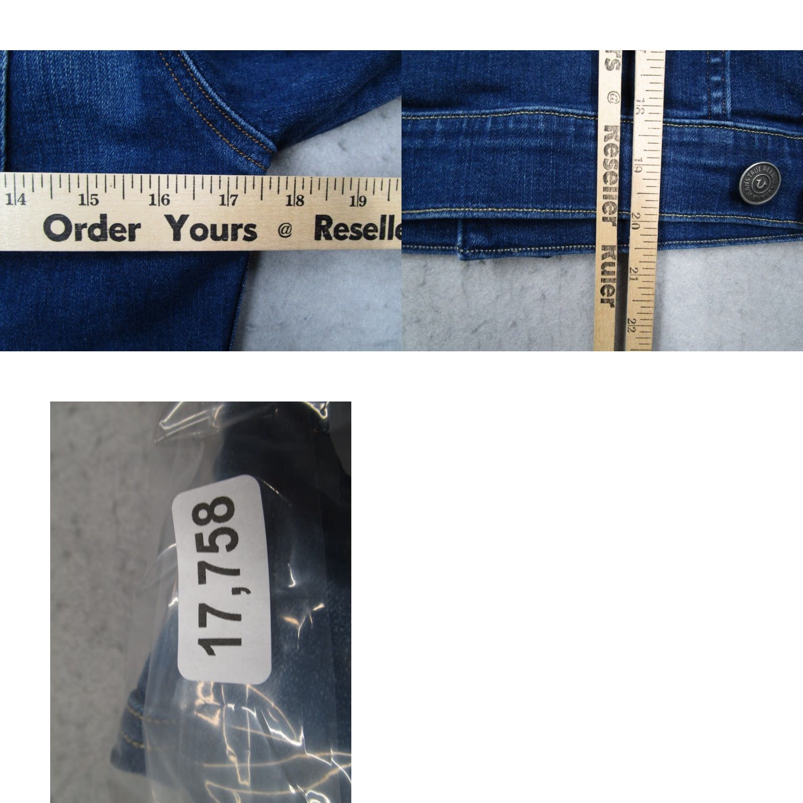 True Religion TRUE RELIGION Jacket Womens Small Blue Button Up Dusty Denim Distressed Trucker Size S / US 4 / IT 40 - 8 Thumbnail