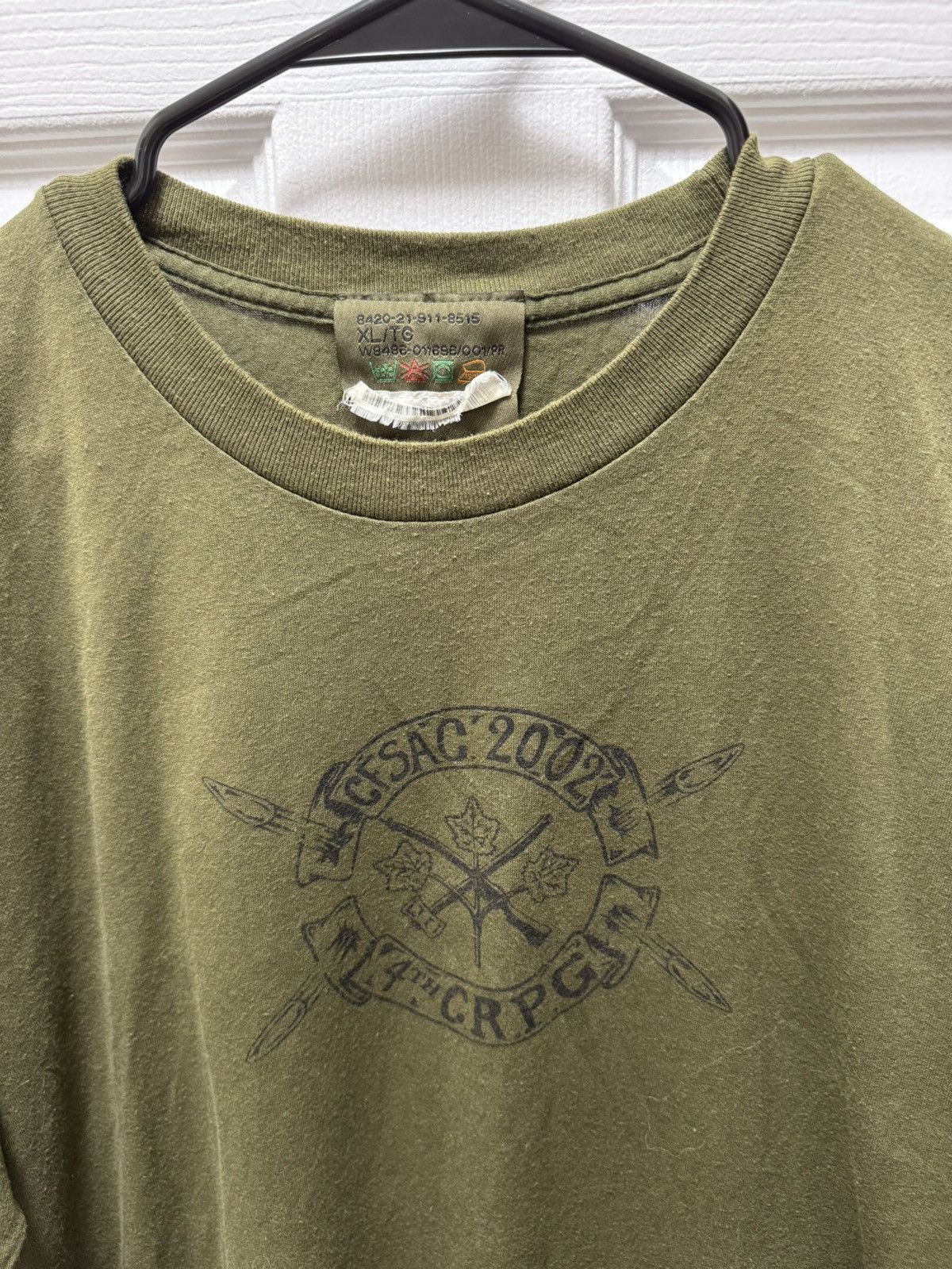 Vintage Military Vintage 2002 CFSAC Small Arms Team Green Canada Size US XL / EU 56 / 4 - 3 Thumbnail