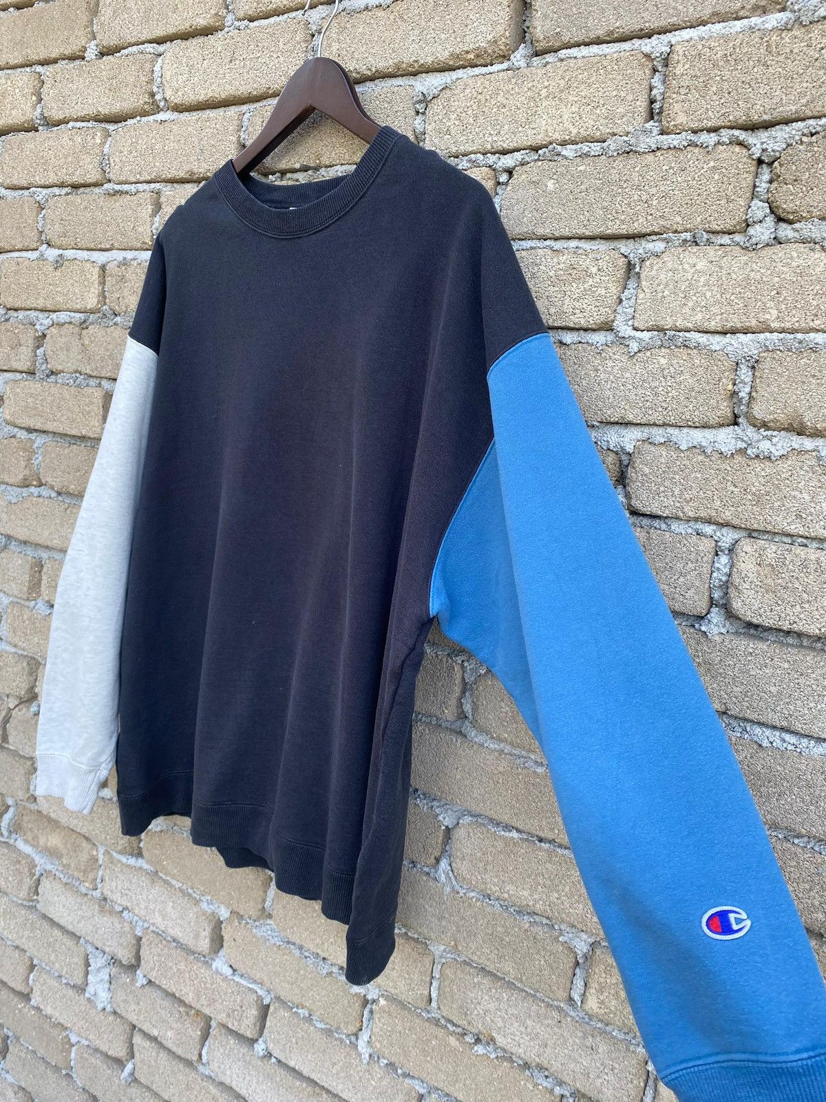 Champion Vintage Champion Crewneck Sweatshirt Colour Block Size US L / EU 52-54 / 3 - 6 Thumbnail