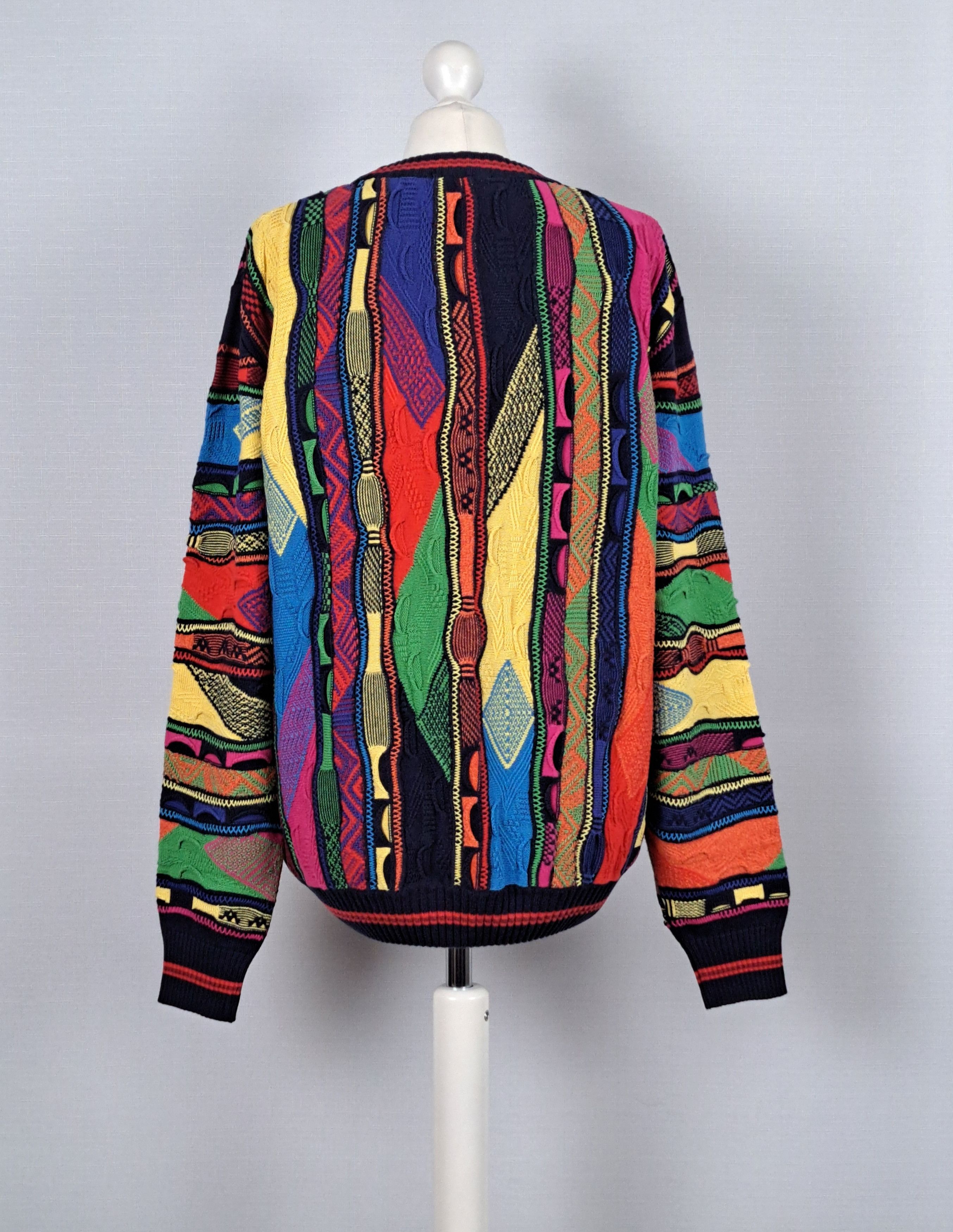 Carlo Colucci Carlo Colucci multicolor sweater Coogi style. Size XL Size US XL / EU 56 / 4 - 2 Thumbnail