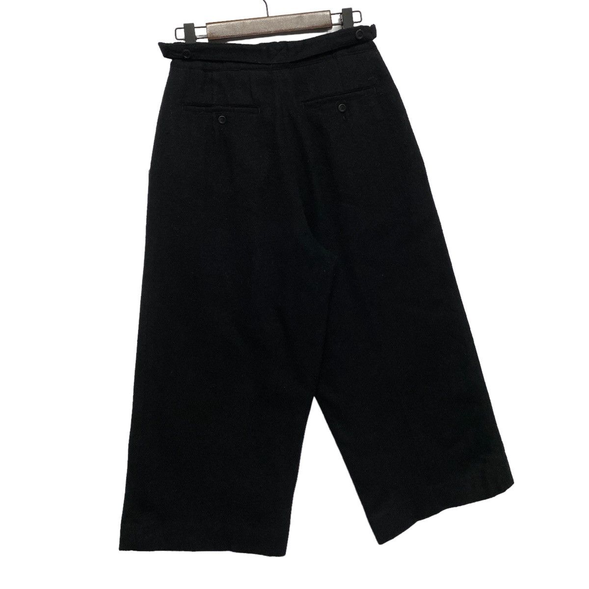 Japanese Brand Vintage Mieko Yamagami Wide Leg Wool Trousers Size 26" / US 2 / IT 38 - 6 Thumbnail